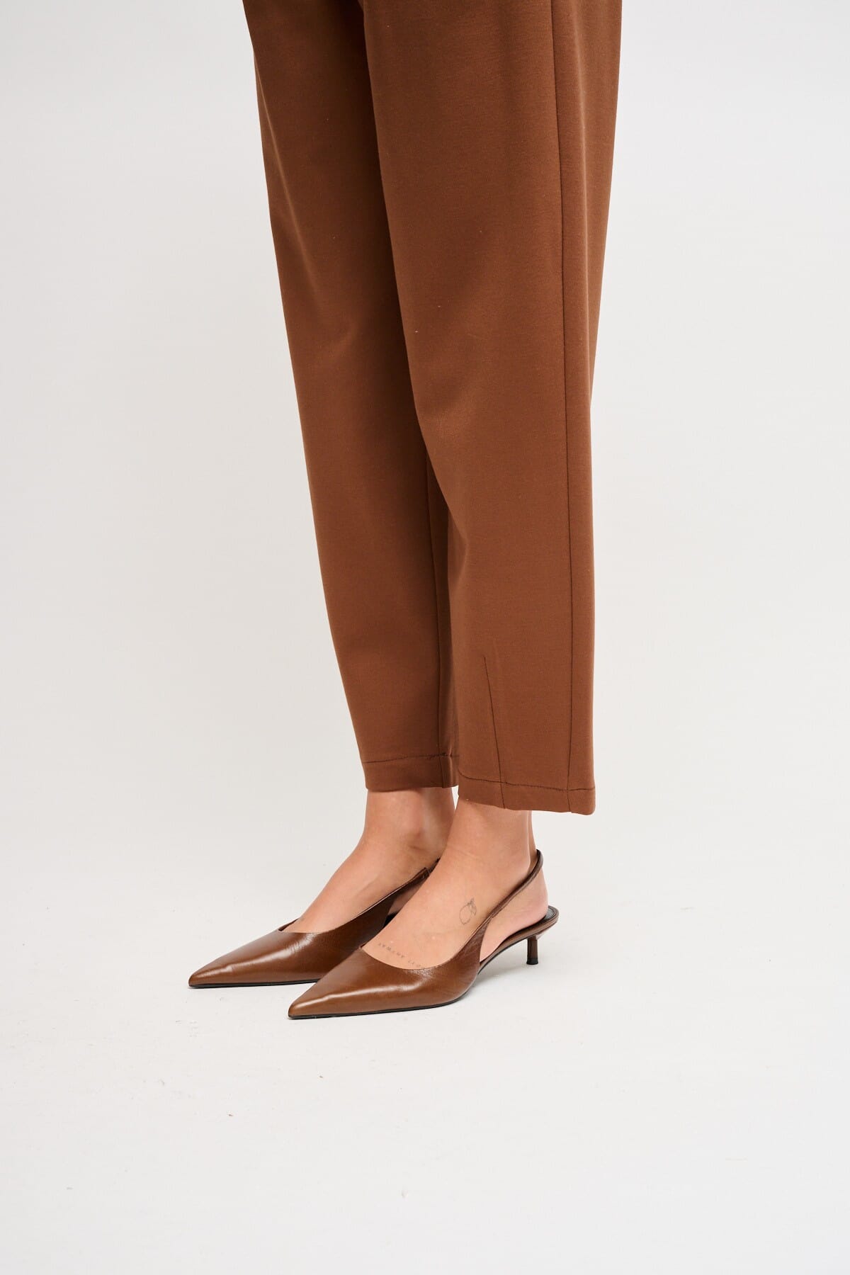 Pantaloni Barrel In Punto Milano Maryley