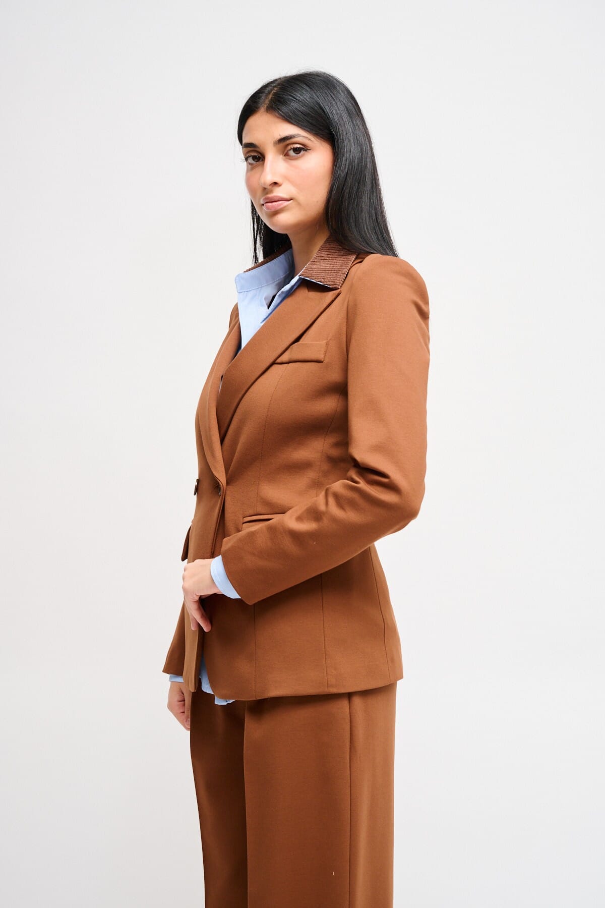 Giacca Doppiopetto In Punto Milano Maryley