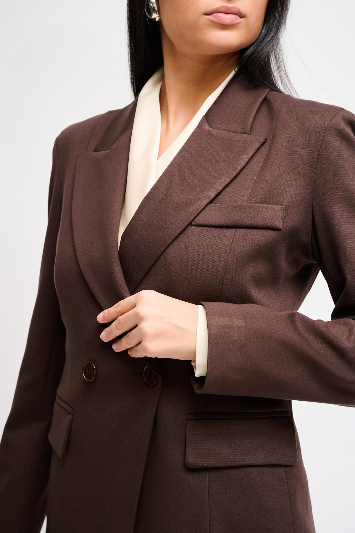 Giacca Doppiopetto In Punto Milano Maryley