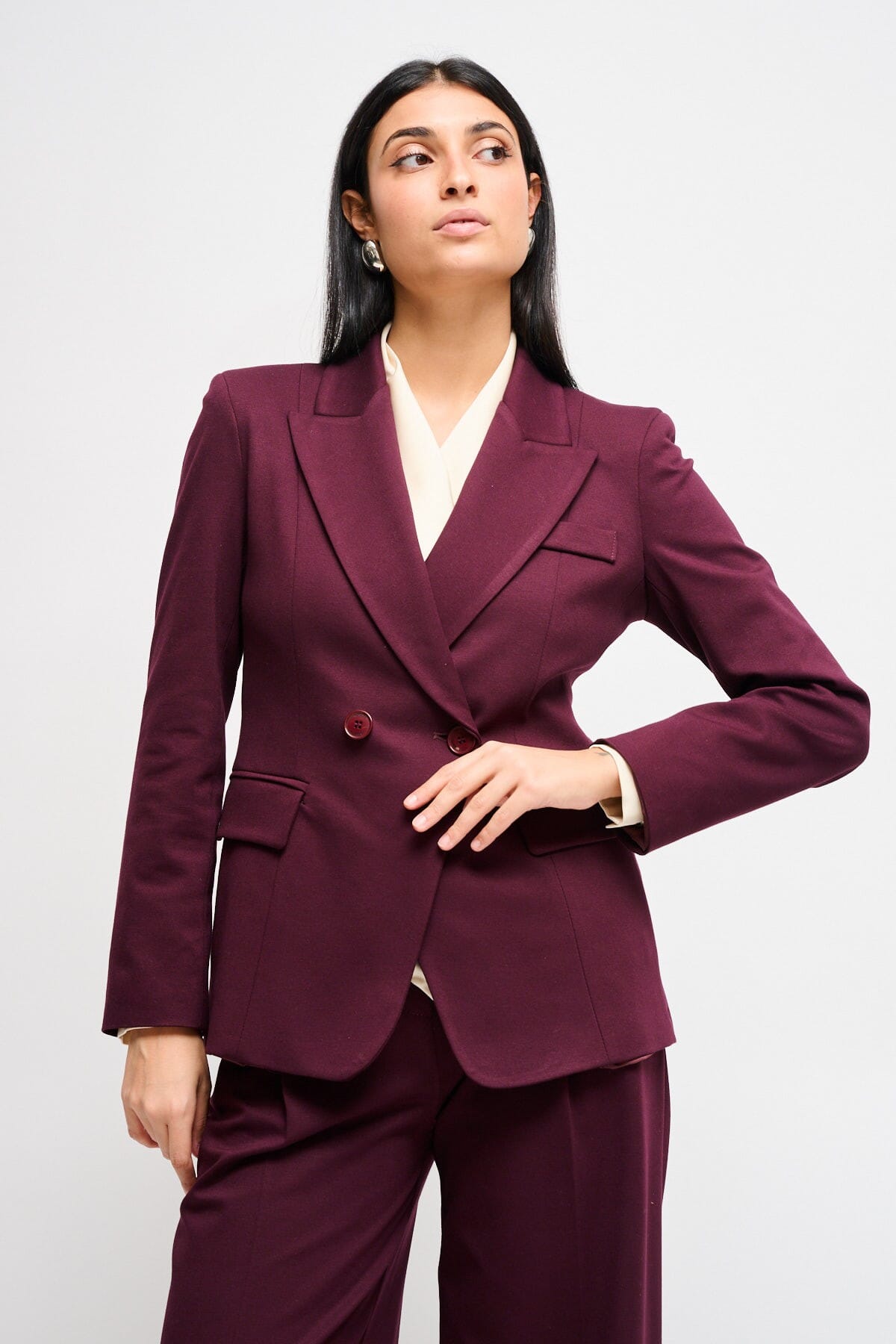 Giacca Doppiopetto In Punto Milano Maryley