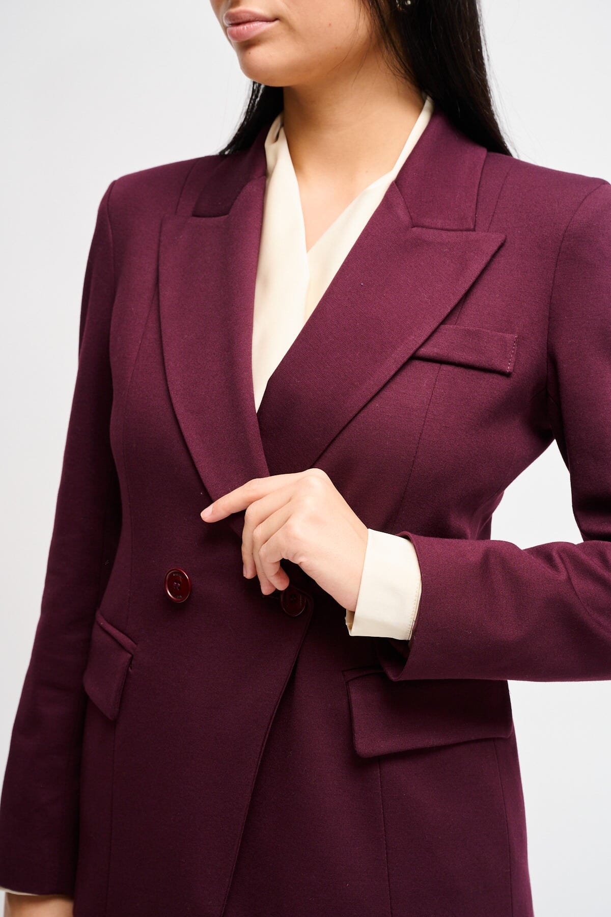 Giacca Doppiopetto In Punto Milano Maryley