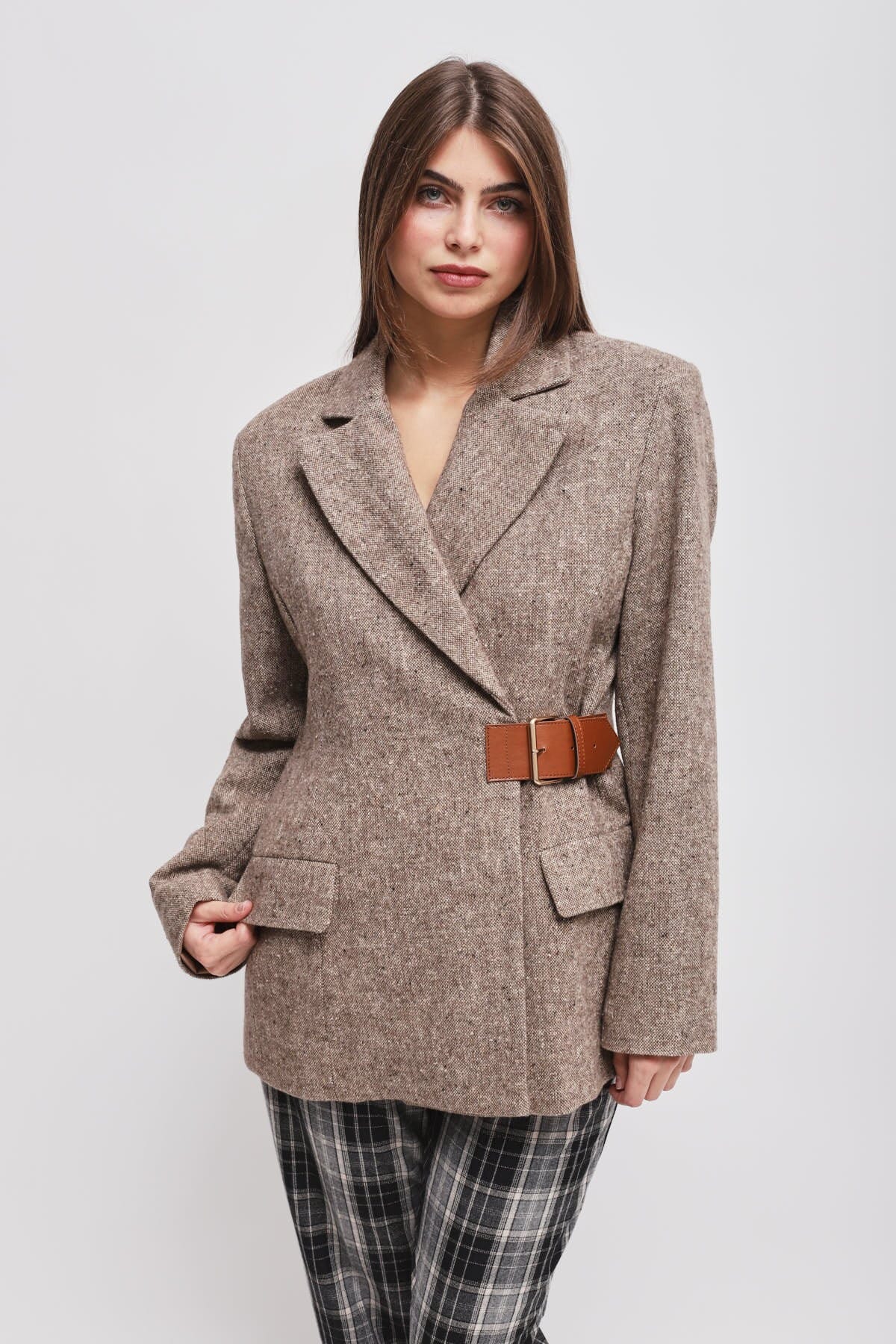 Giacca Con Dettaglio Cintura Maryley