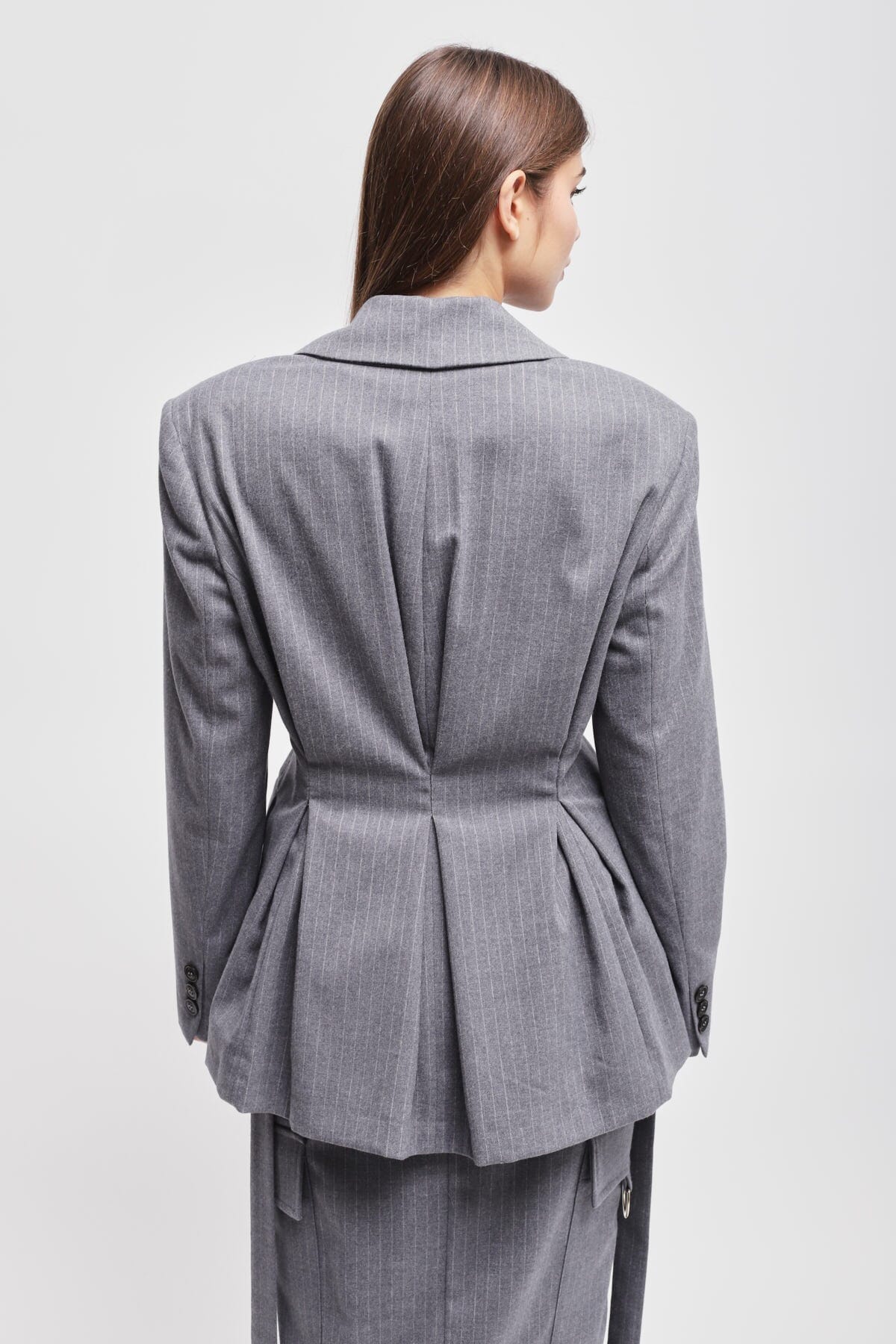 Maryley - Veste à pinces à double boutonnage