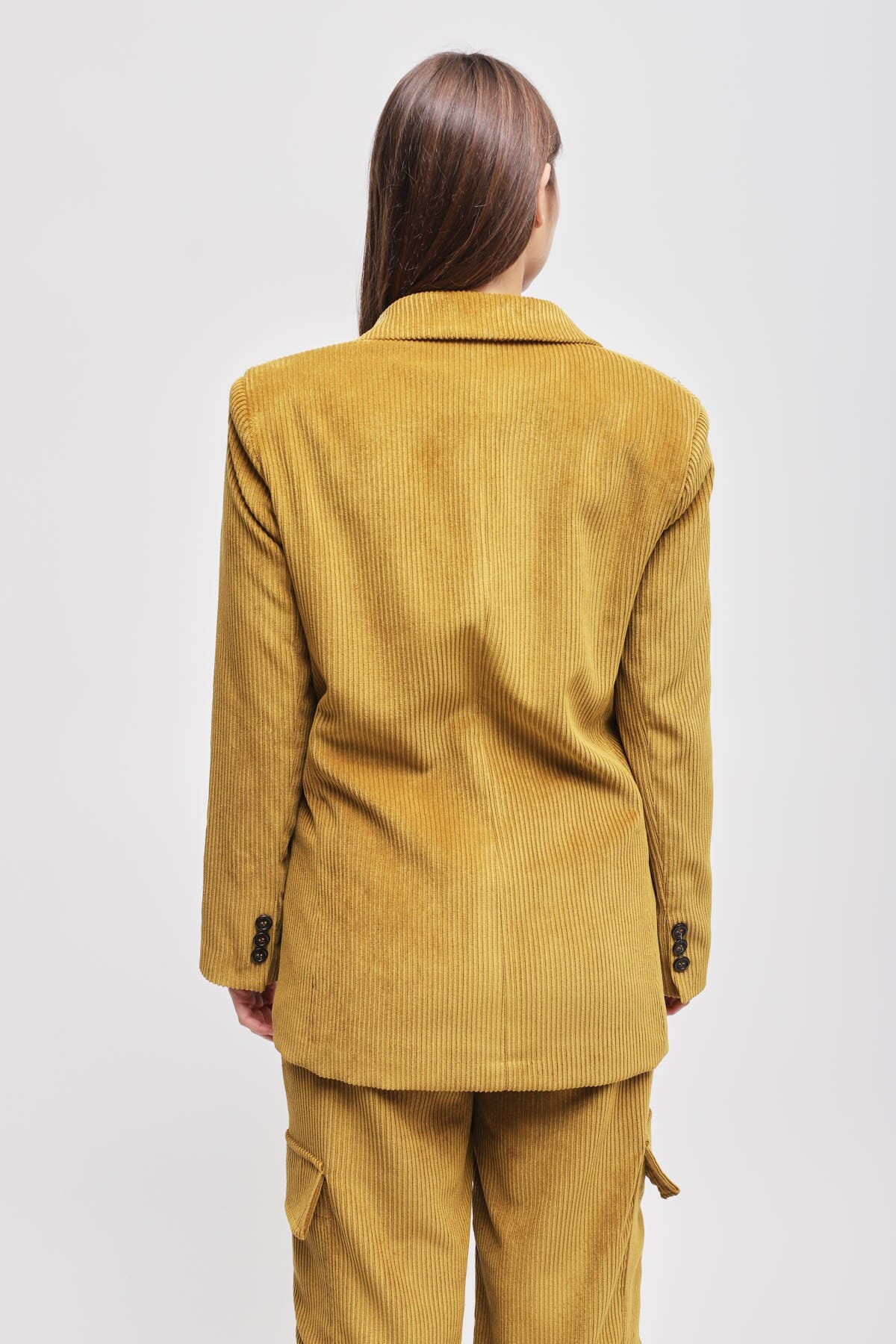 Maryley Rhinestone Corduroy Jacket