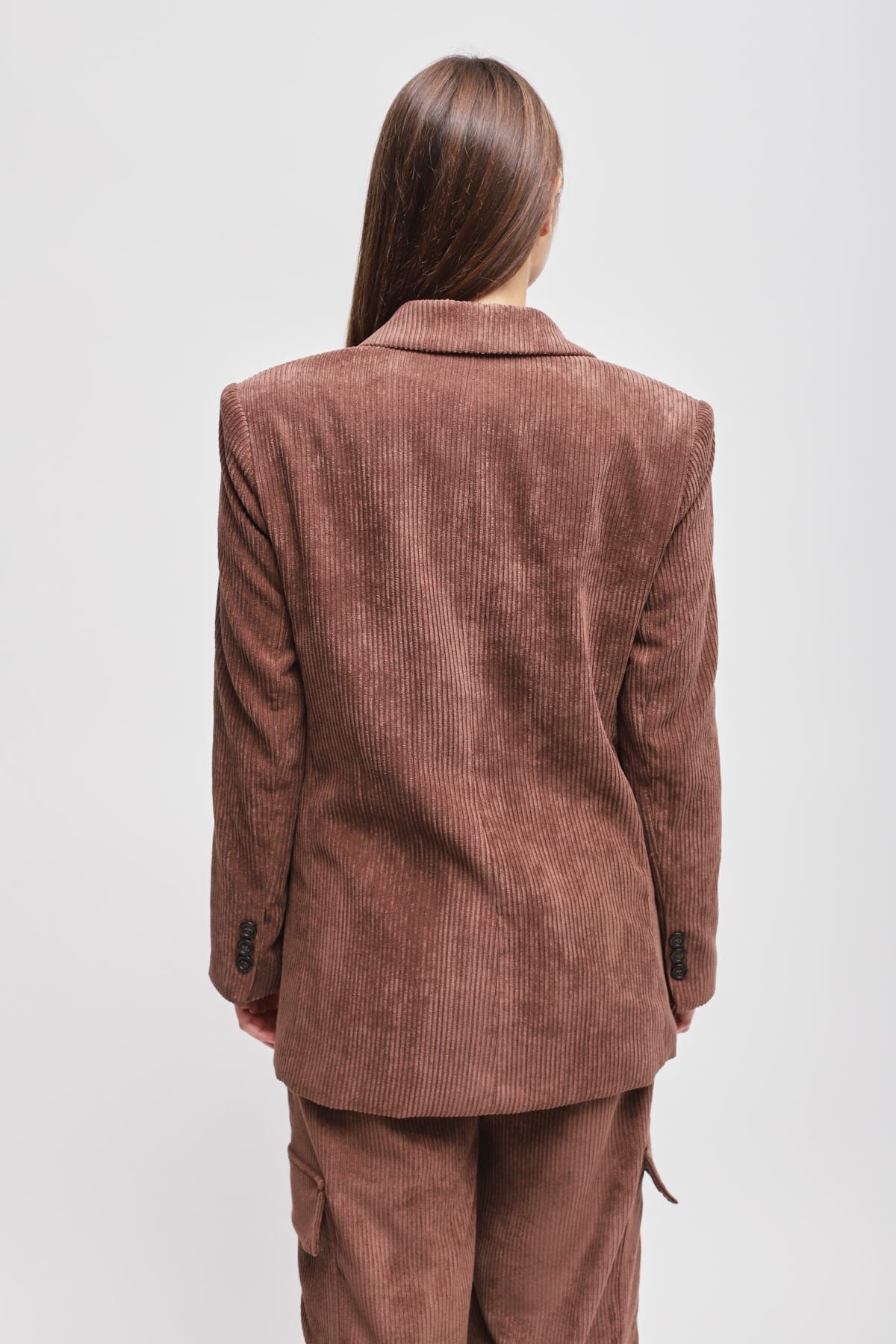 Maryley Rhinestone Corduroy Jacket