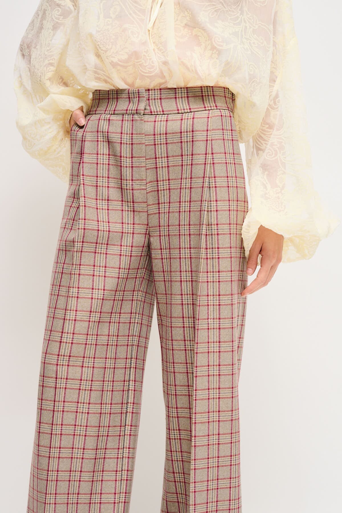 Maryley Palace Check Trousers