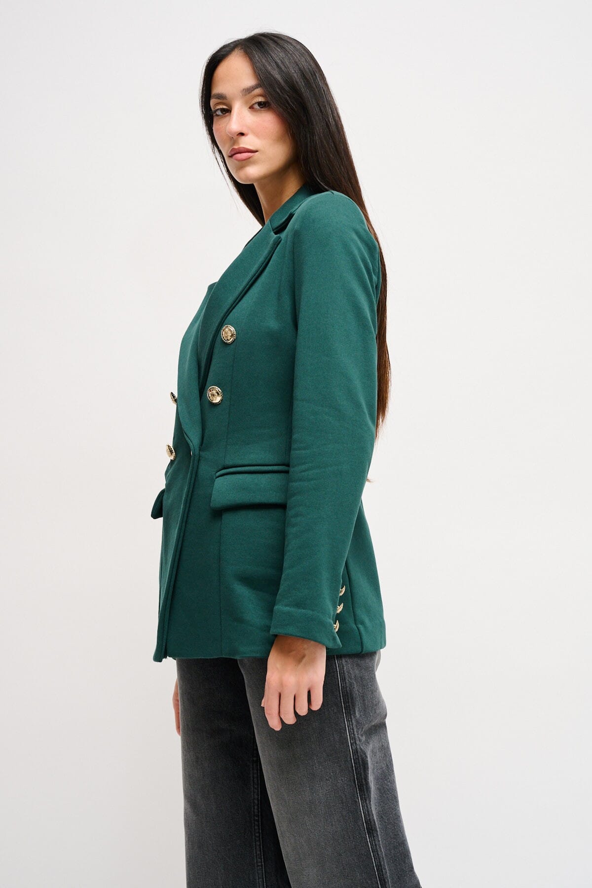 Veste en coton à double boutonnage Maryley