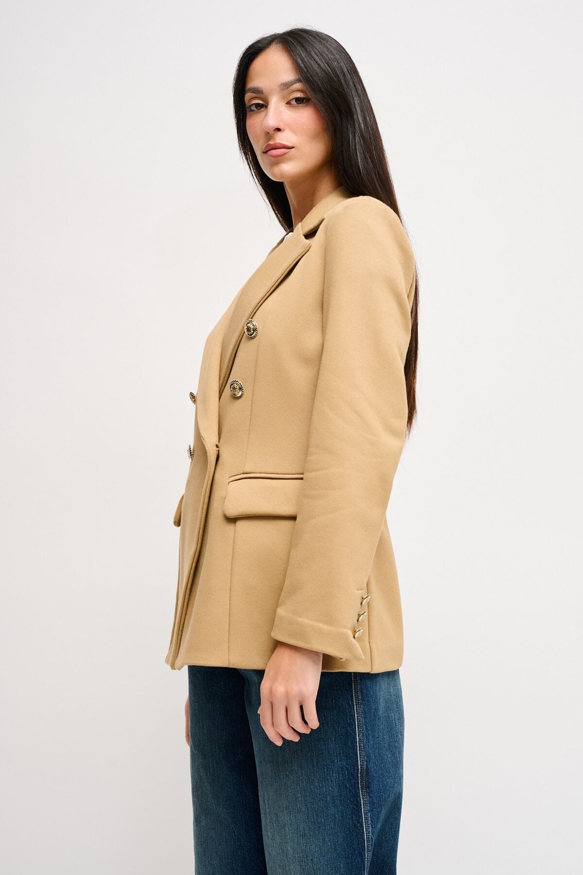 Veste en coton à double boutonnage Maryley