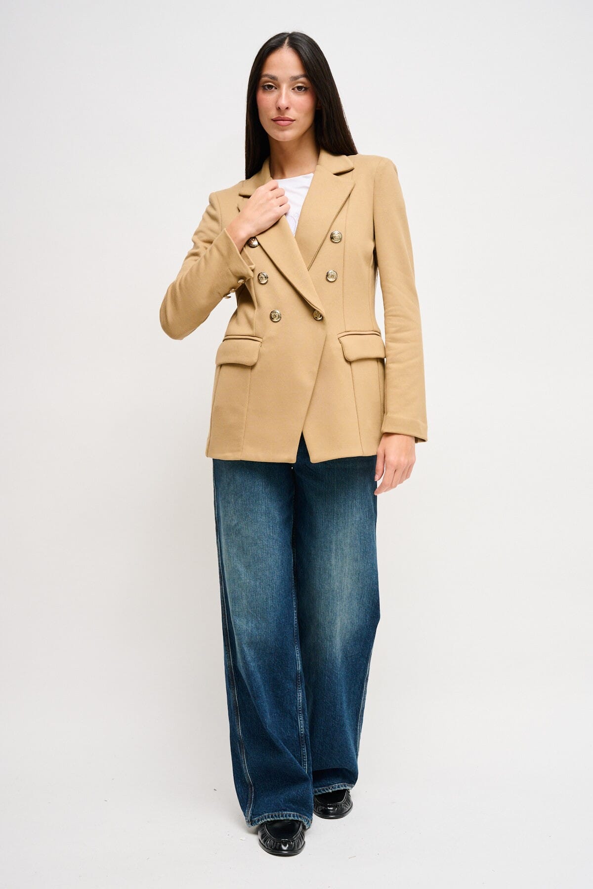 Veste en coton à double boutonnage Maryley