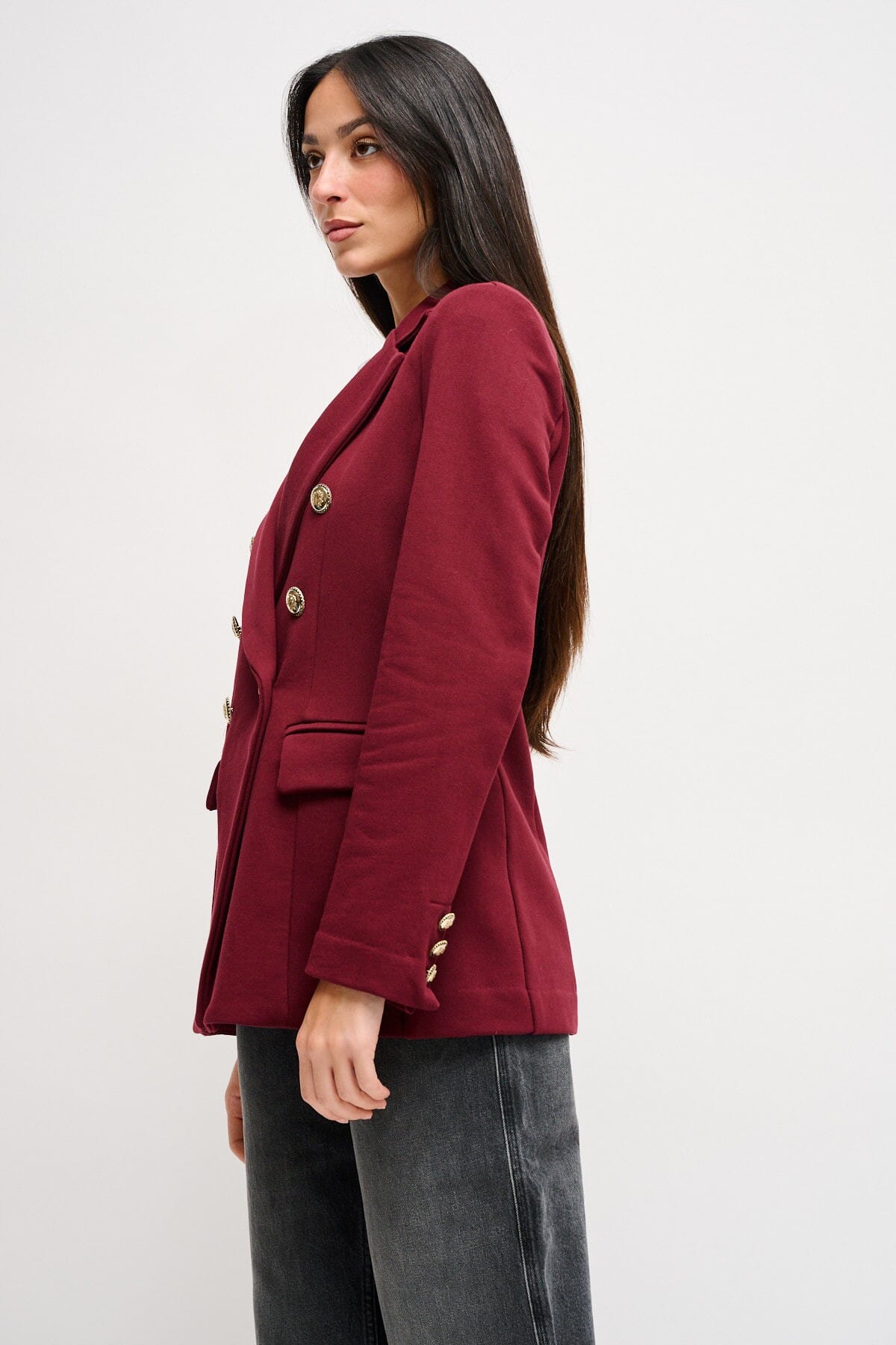 Veste en coton à double boutonnage Maryley