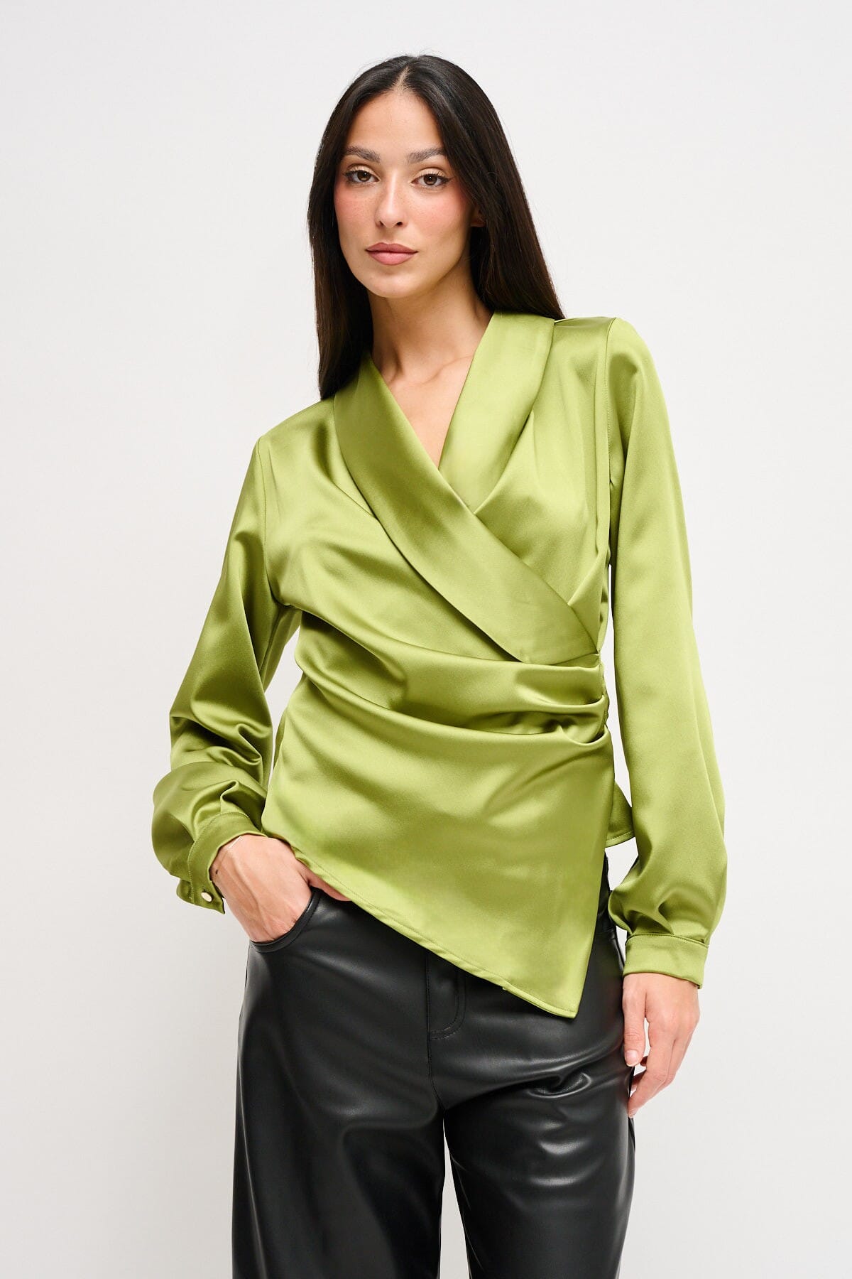 Blusa Con Fondo Asimmetrico Maryley