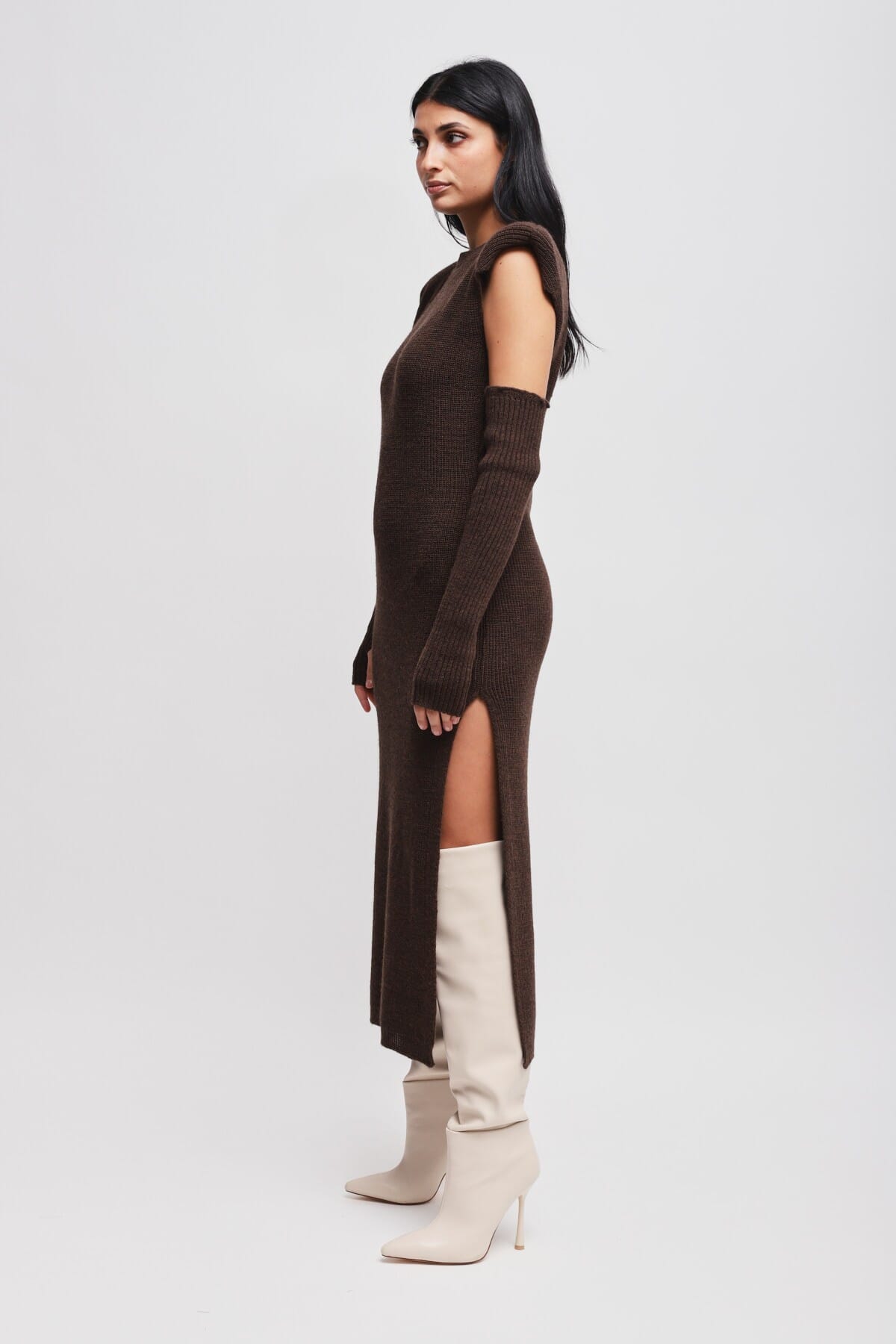 Abito In Maglia Con Manicotti Maryley