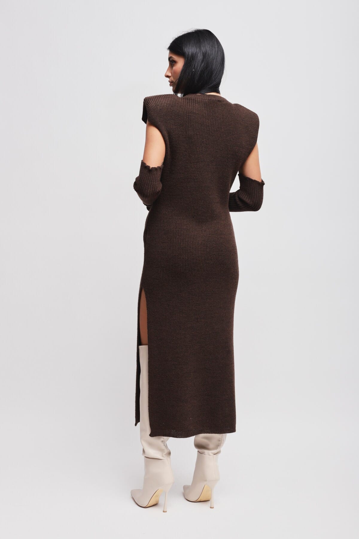 Abito In Maglia Con Manicotti Maryley