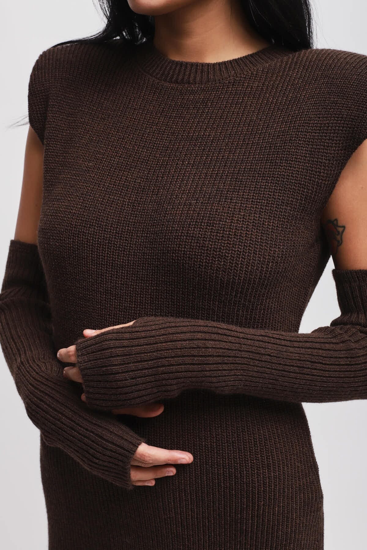 Abito In Maglia Con Manicotti Maryley