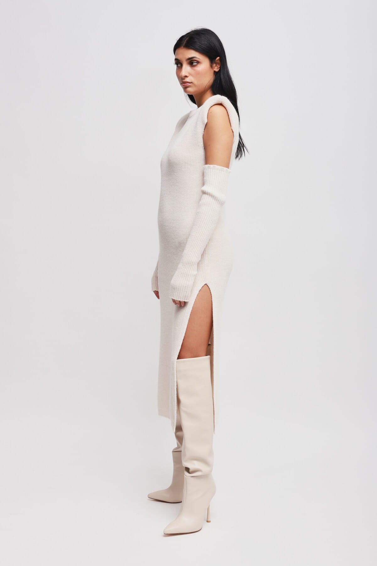 Abito In Maglia Con Manicotti Maryley