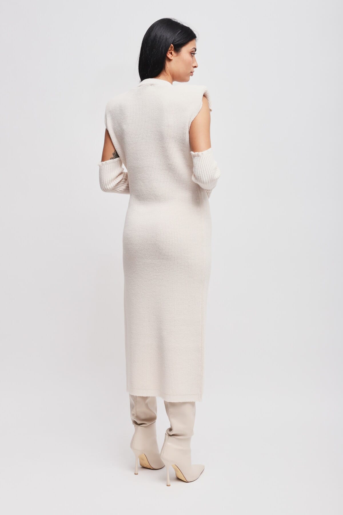 Abito In Maglia Con Manicotti Maryley