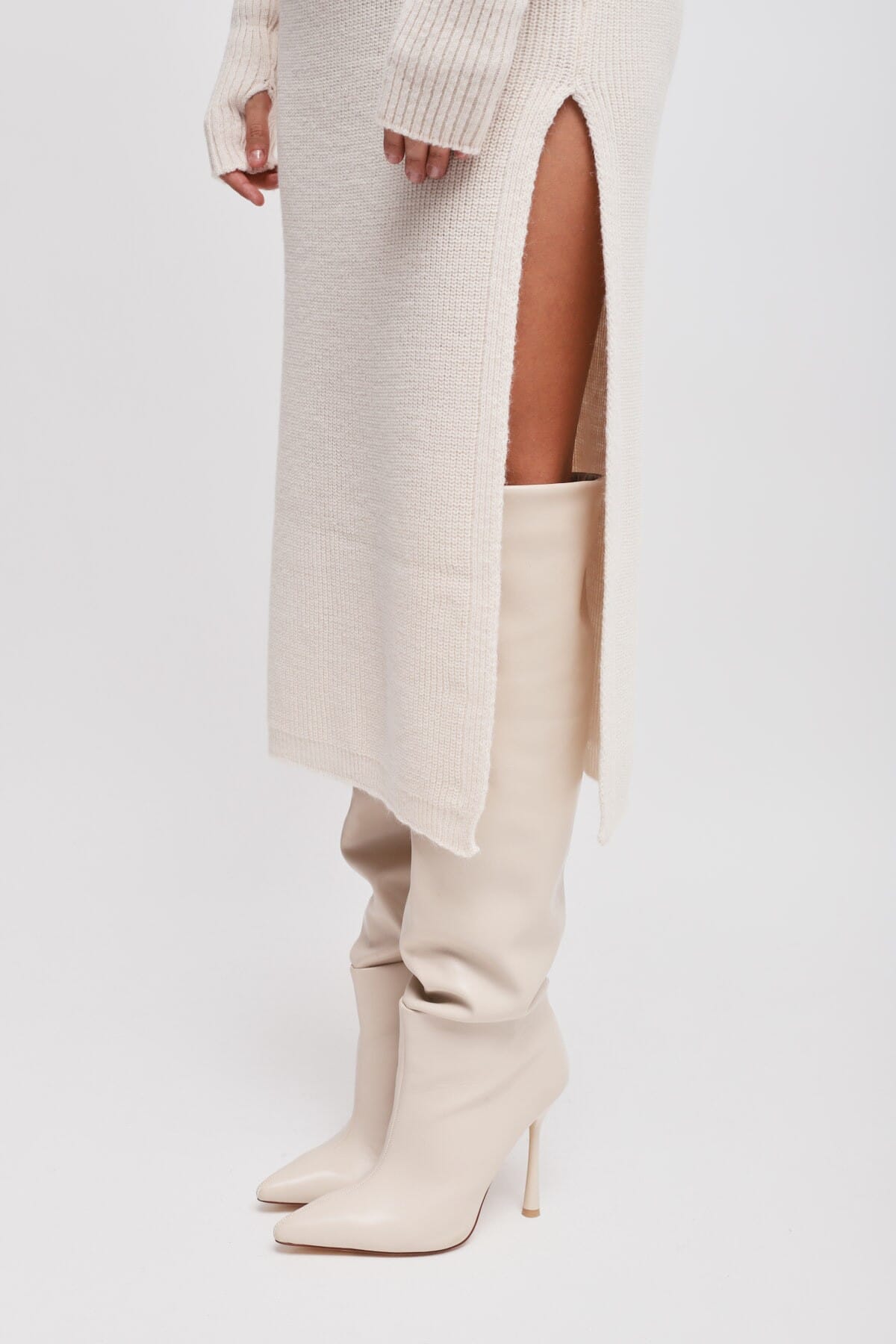 Abito In Maglia Con Manicotti Maryley