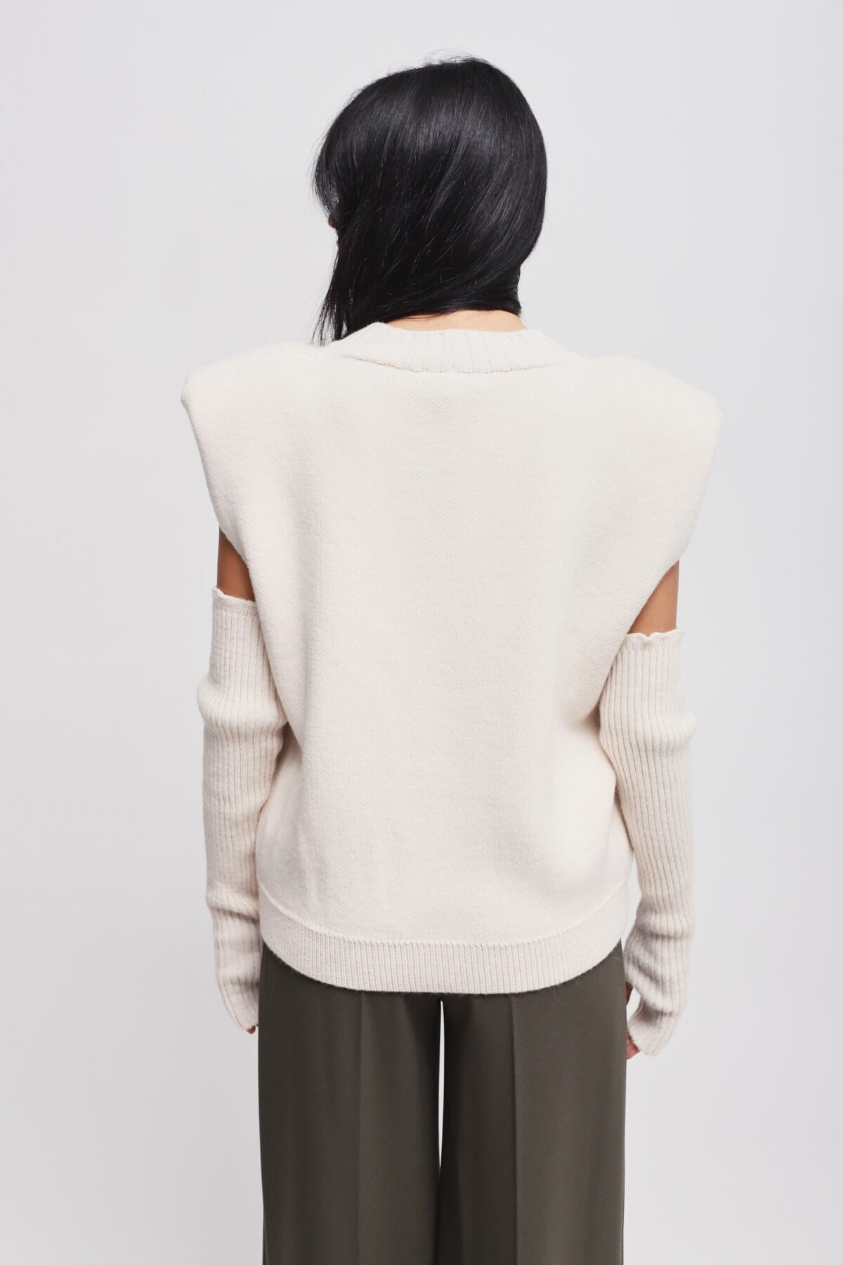 Gilet In Maglia Con Manicotti Maryley