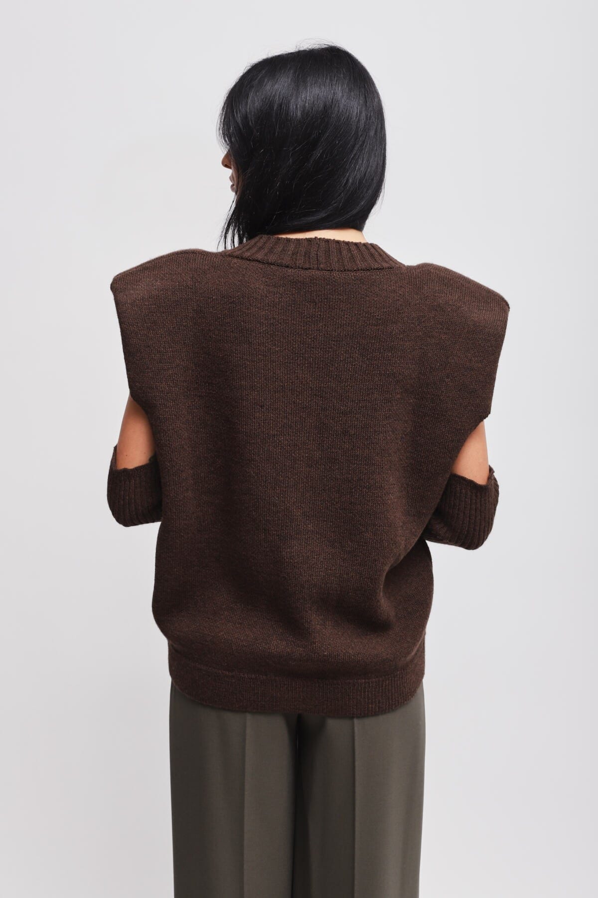 Gilet In Maglia Con Manicotti Maryley