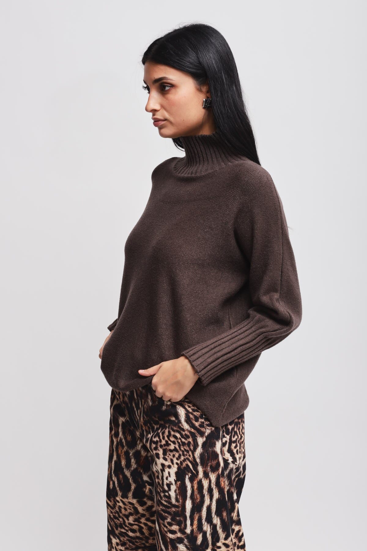 Maryley - Pull à col volcano