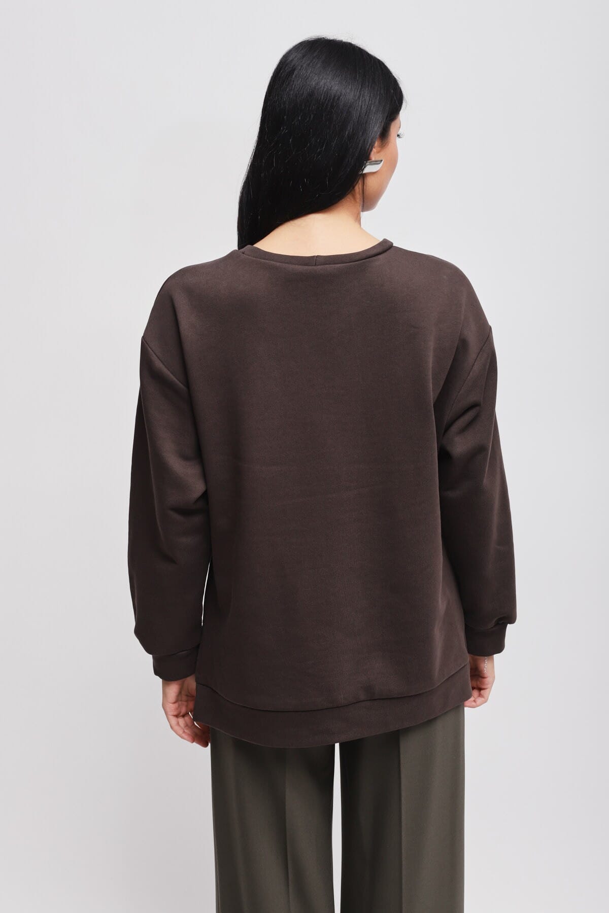 Sweatshirt en coton avec imprimé Maryley