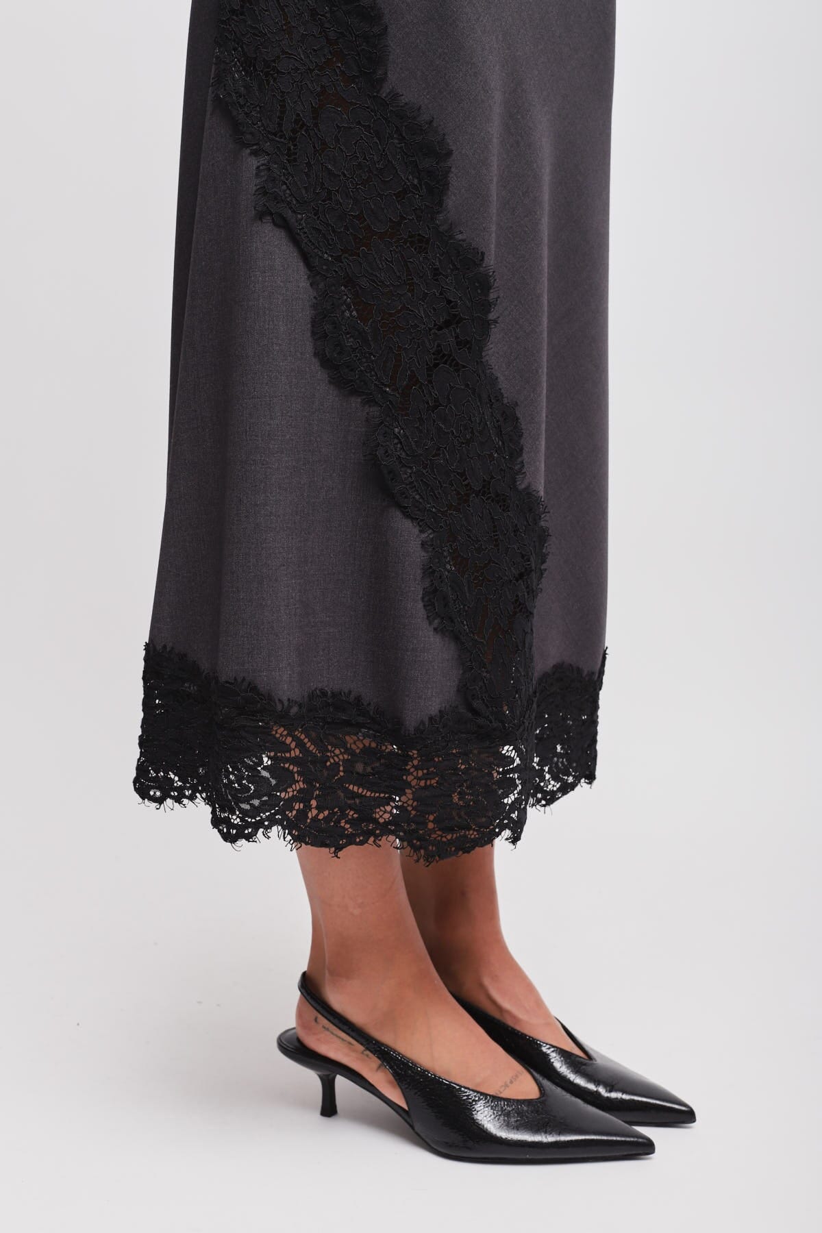 Gonna Lunga Con Inserto In Pizzo Maryley