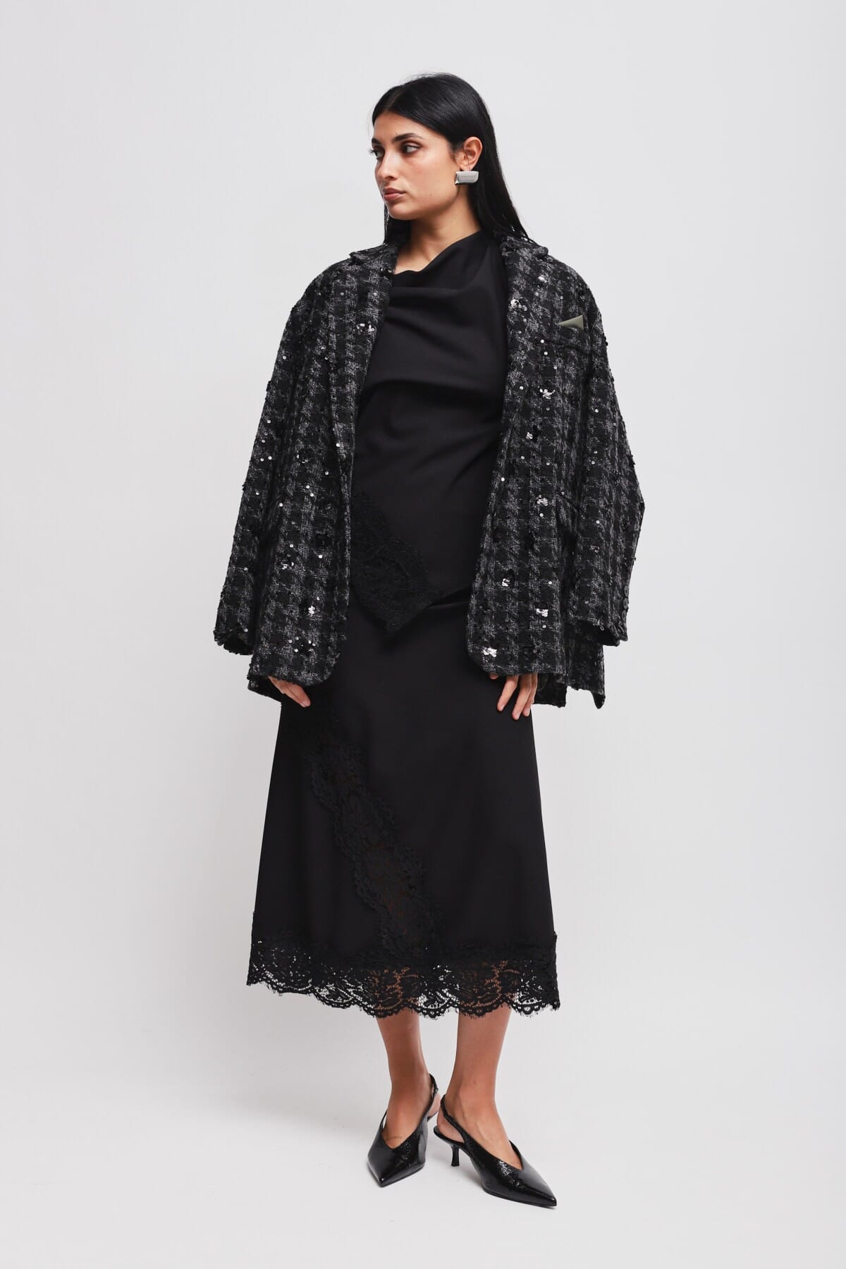 Gonna Lunga Con Inserto In Pizzo Maryley