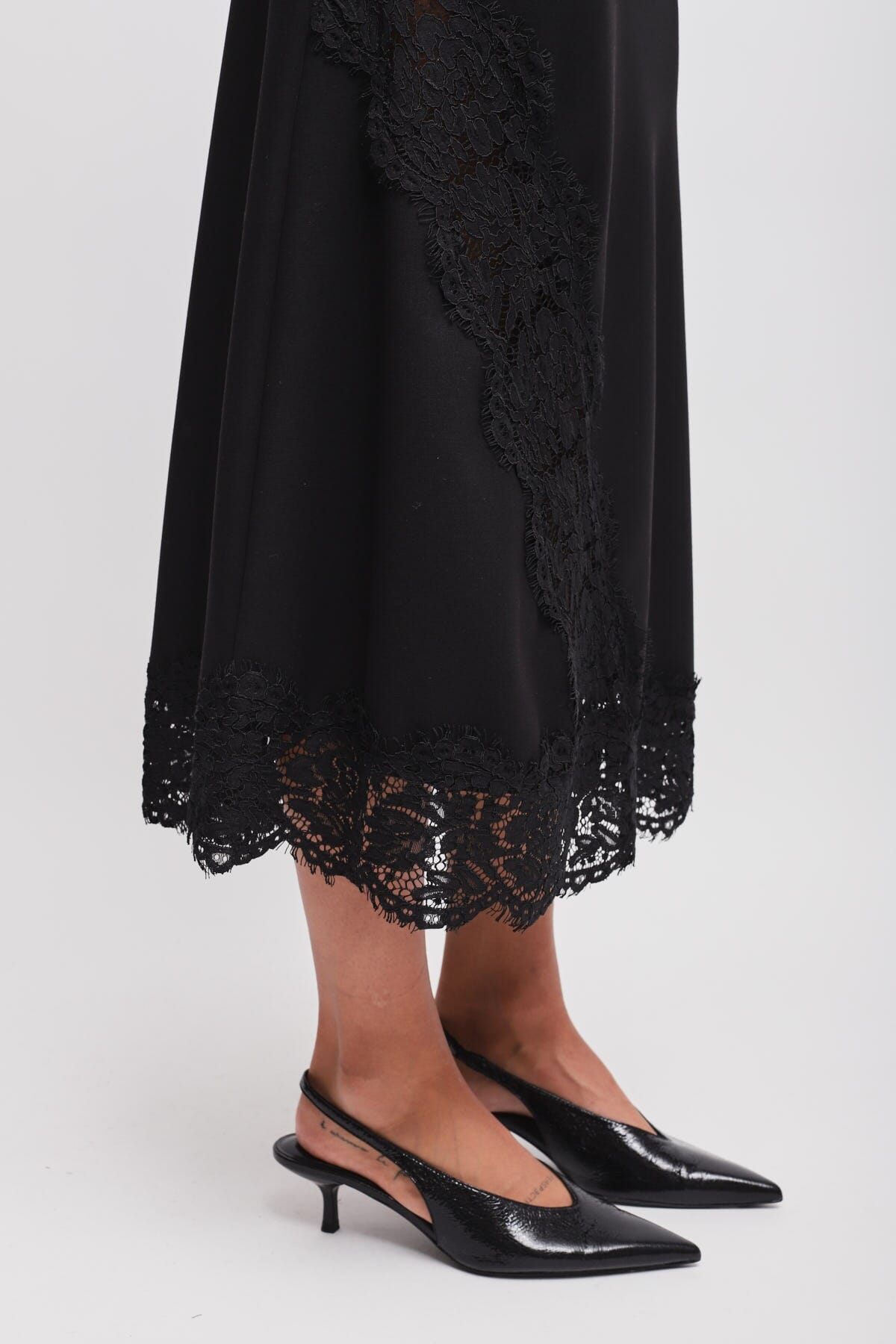 Gonna Lunga Con Inserto In Pizzo Maryley