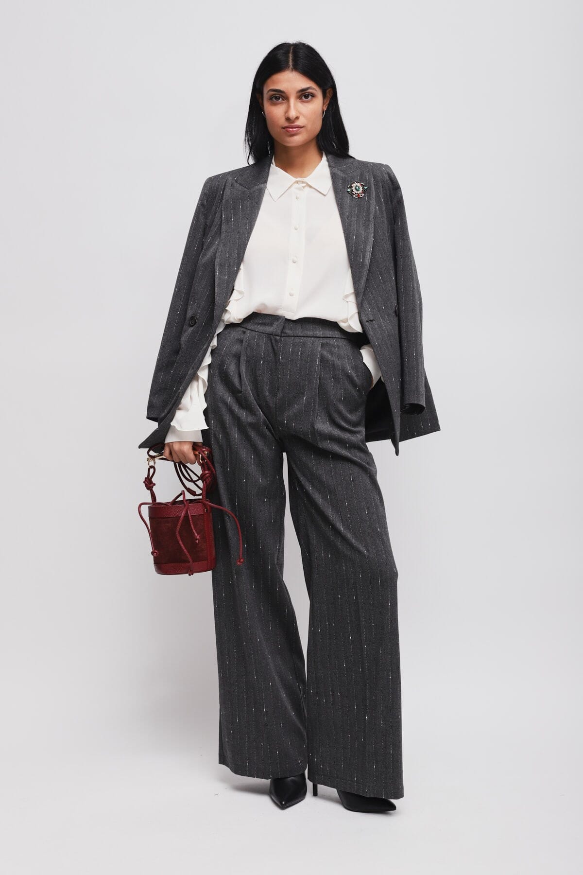 Pantaloni A Palazzo Gessati Maryley