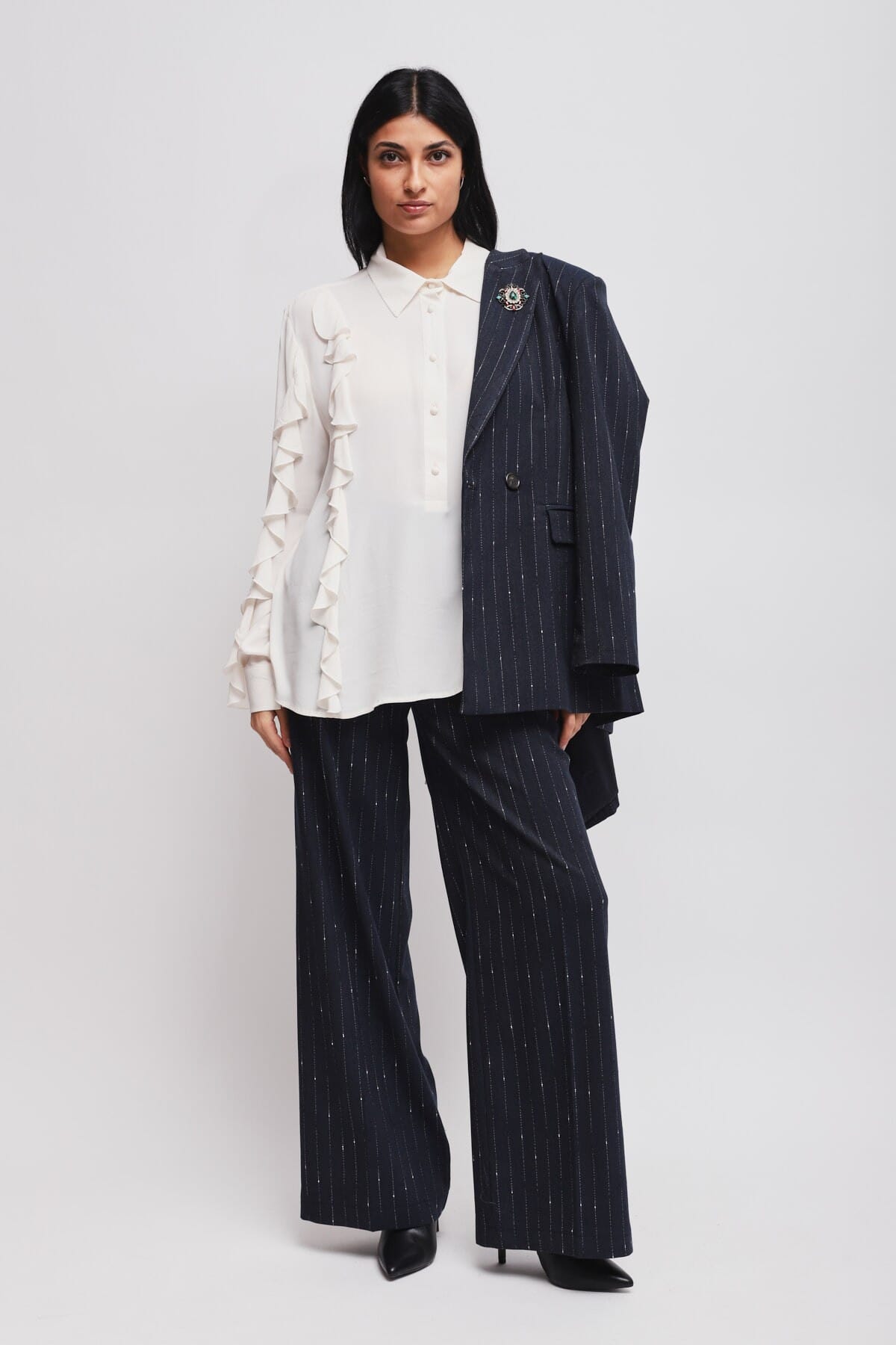 Pantaloni A Palazzo Gessati Maryley