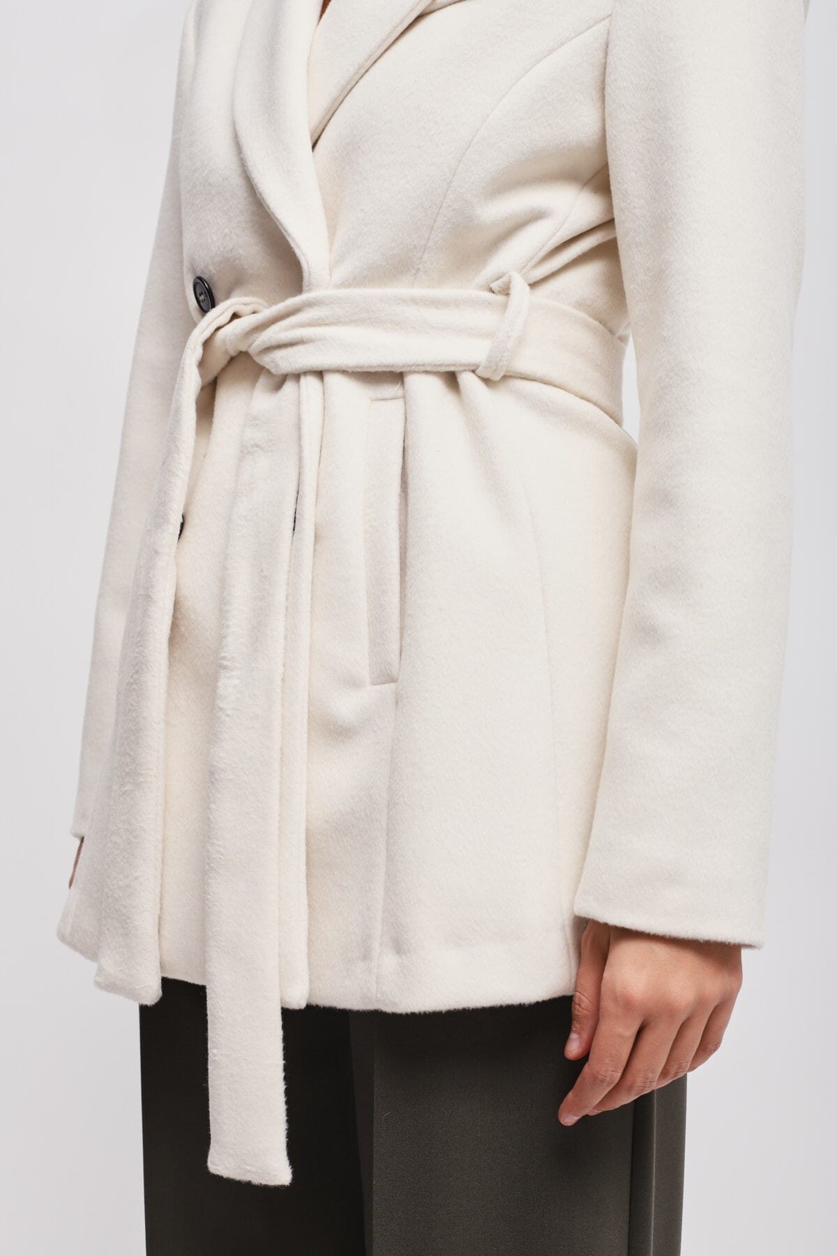 Veste à double boutonnage avec ceinture Maryley