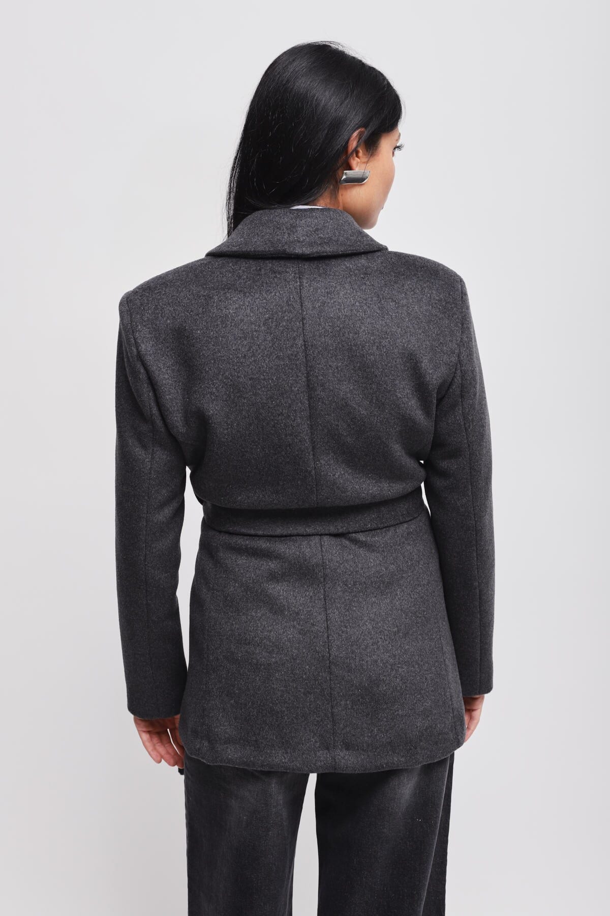 Veste à double boutonnage avec ceinture Maryley