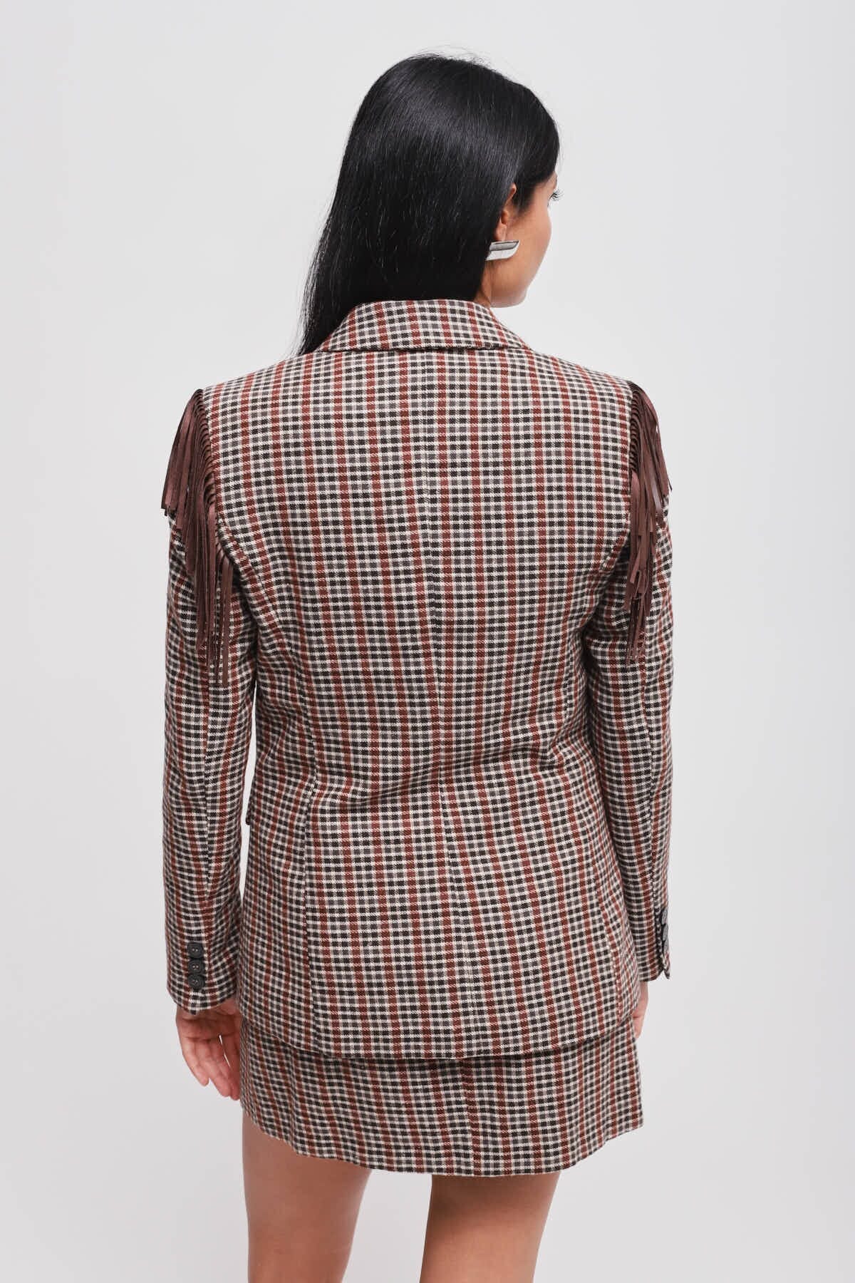 Giacca Con Frange Maryley