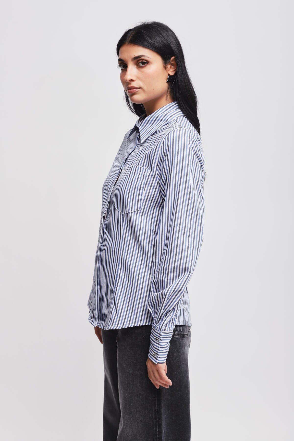 Camicia Bastoncino Con Chiusura All'inglese Maryley