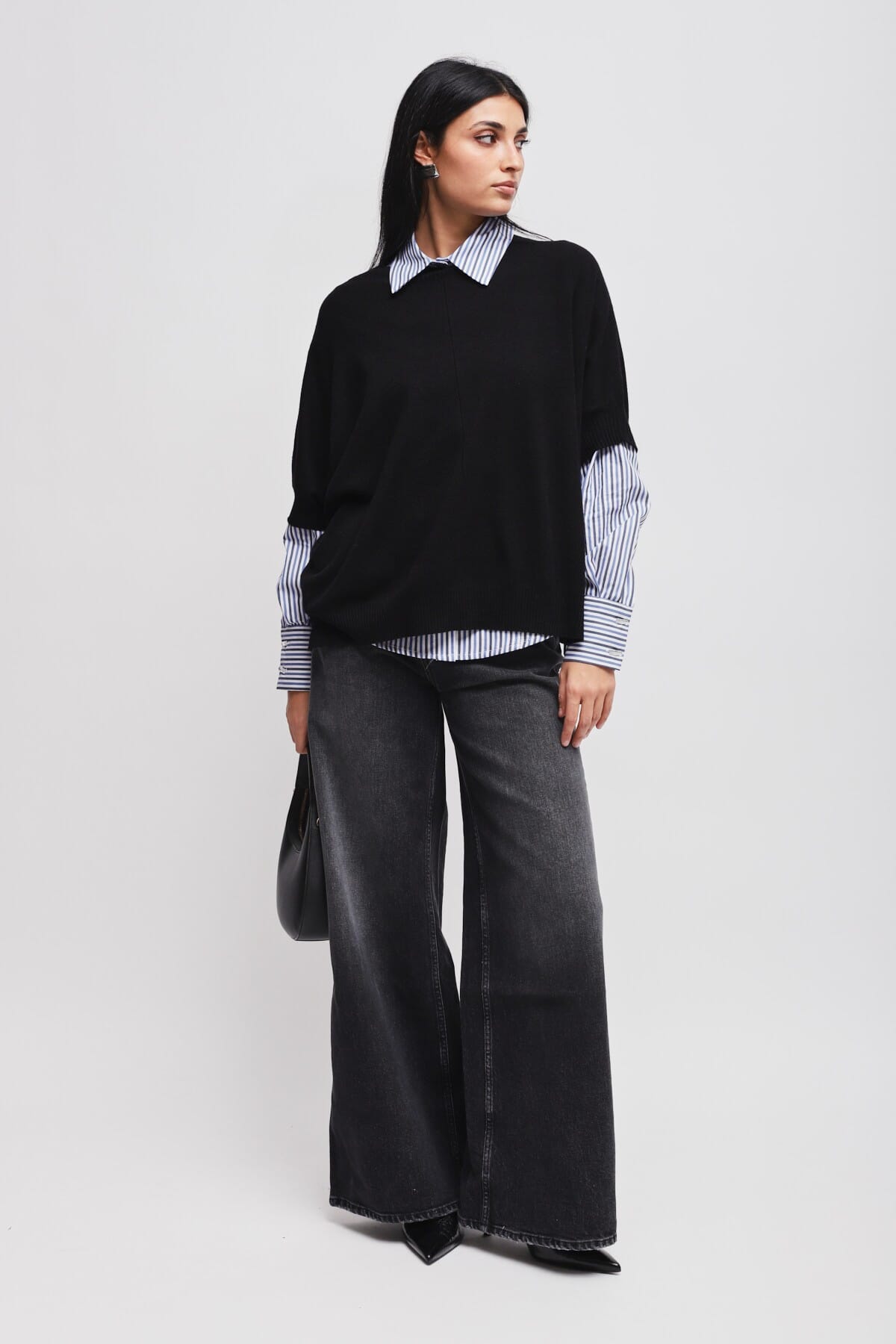 Camicia Bastoncino Con Chiusura All'inglese Maryley