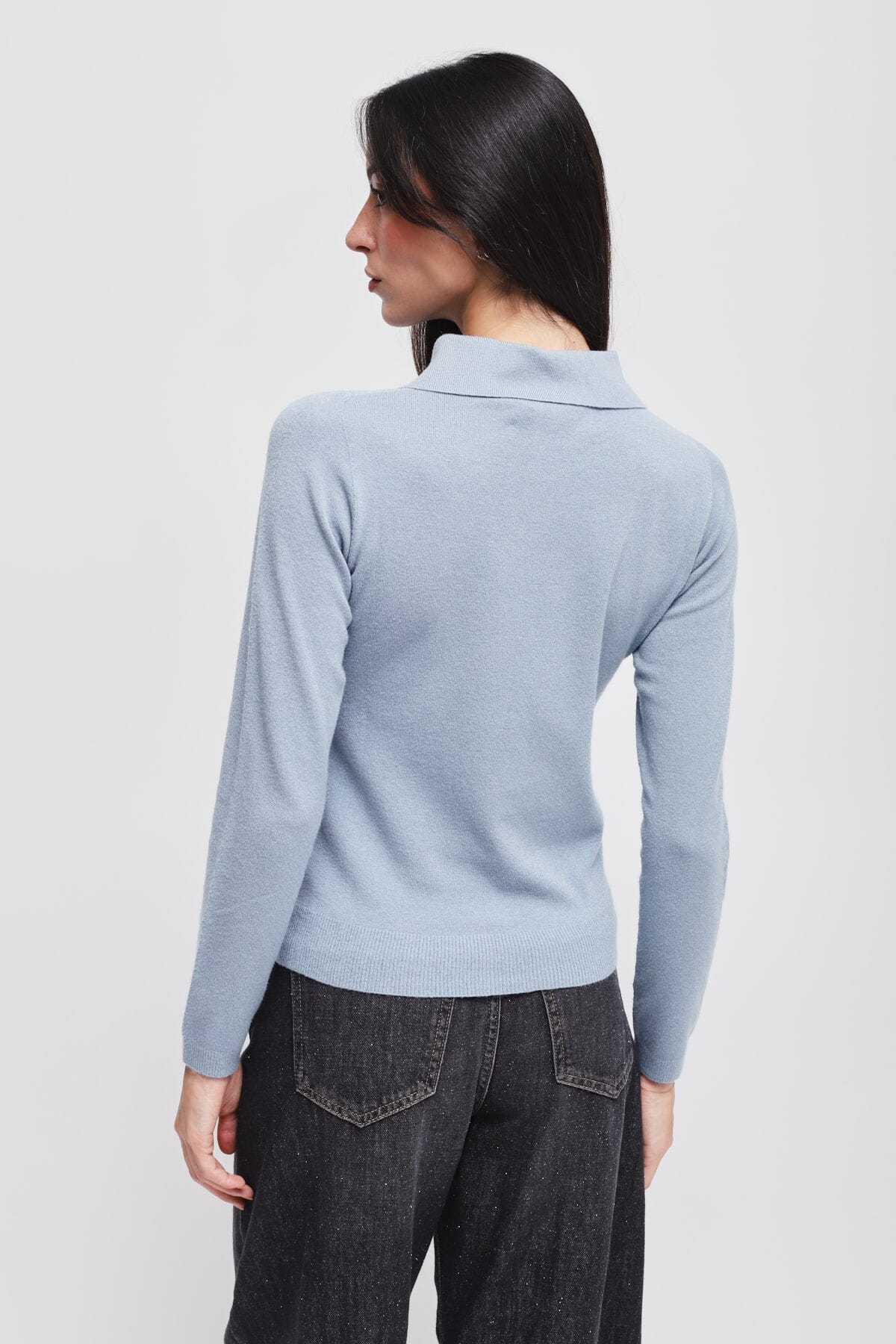 Viscose Knit With Maryley Collar