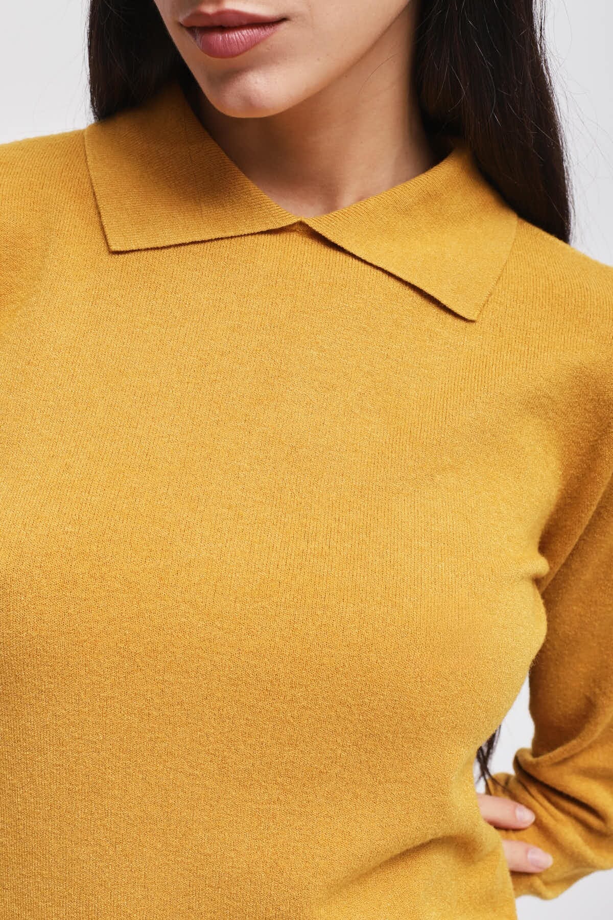Viscose Knit With Maryley Collar
