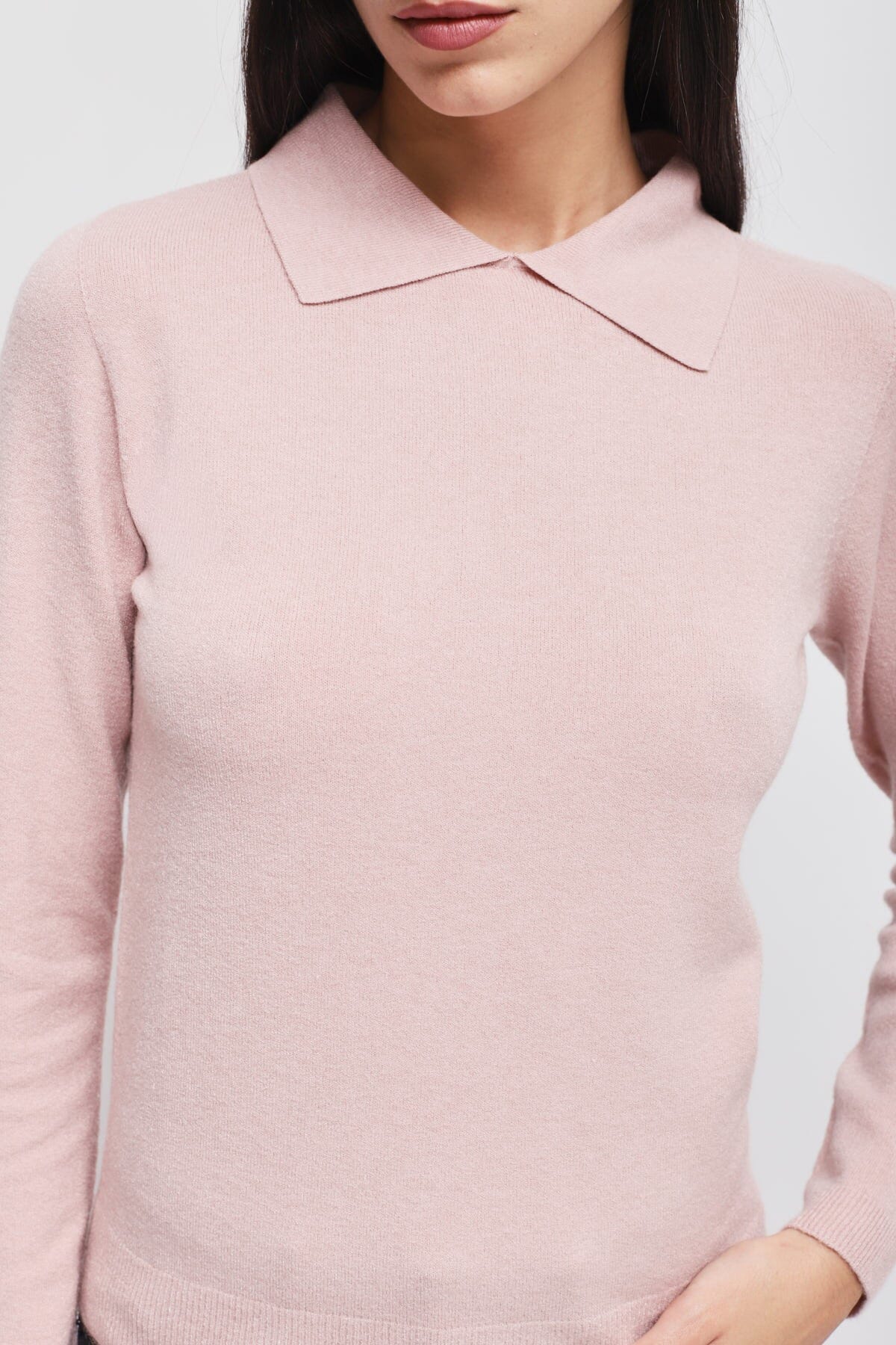 Viscose Knit With Maryley Collar
