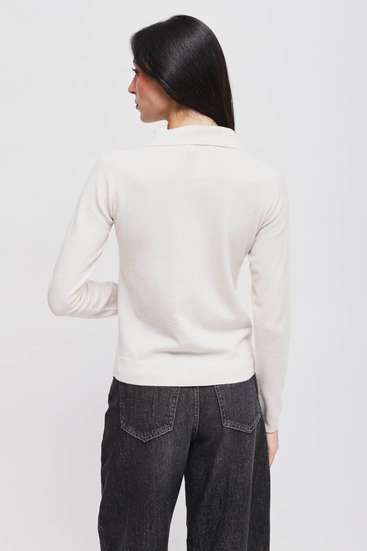 Viscose Knit With Maryley Collar