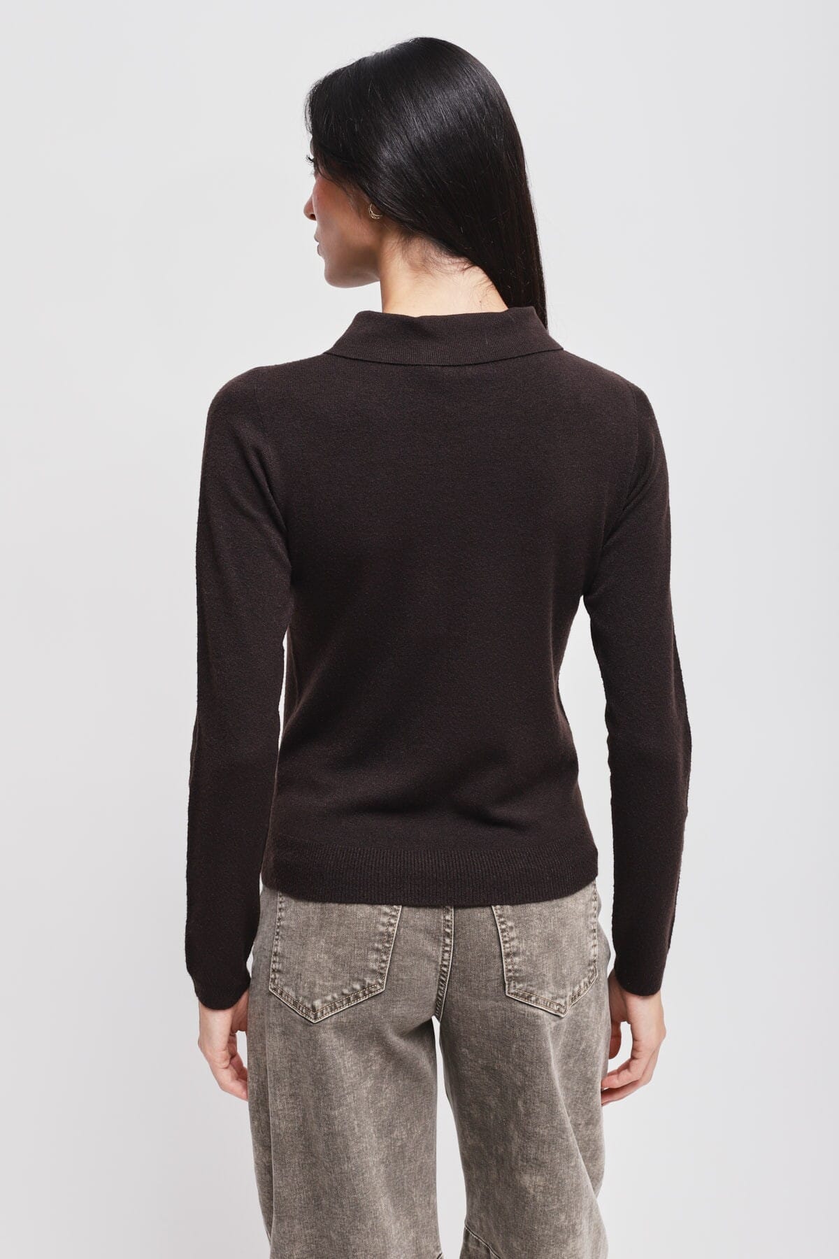 Viscose Knit With Maryley Collar