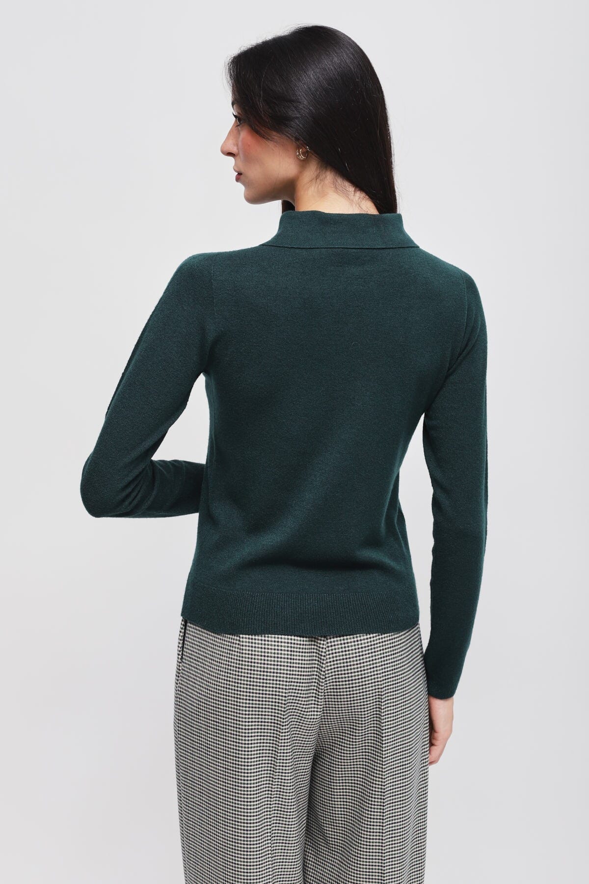 Viscose Knit With Maryley Collar