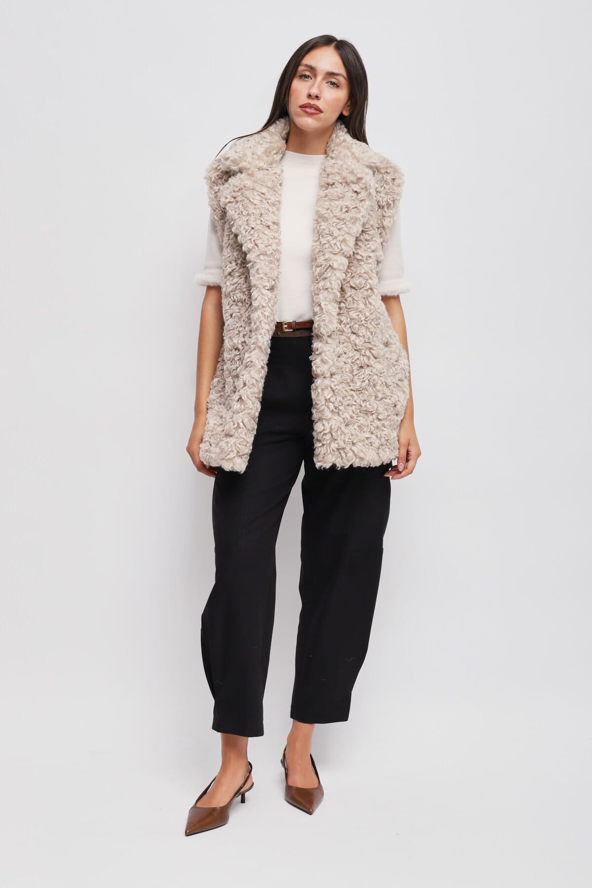 Pantaloni Cargo Con Doppia Cintura Maryley