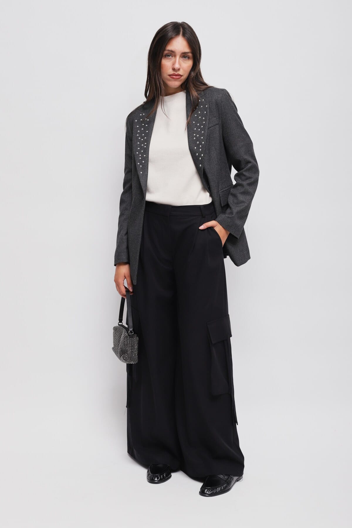 Pantaloni Cargo In Viscosa Maryley