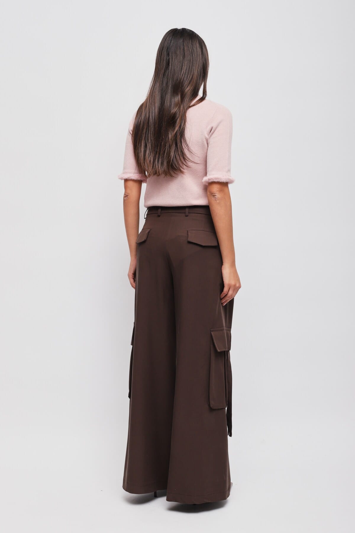 Pantaloni Cargo In Viscosa Maryley