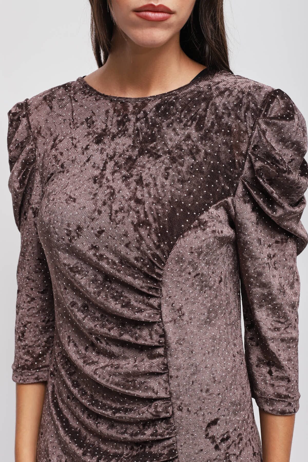 Robe longue avec strass Maryley