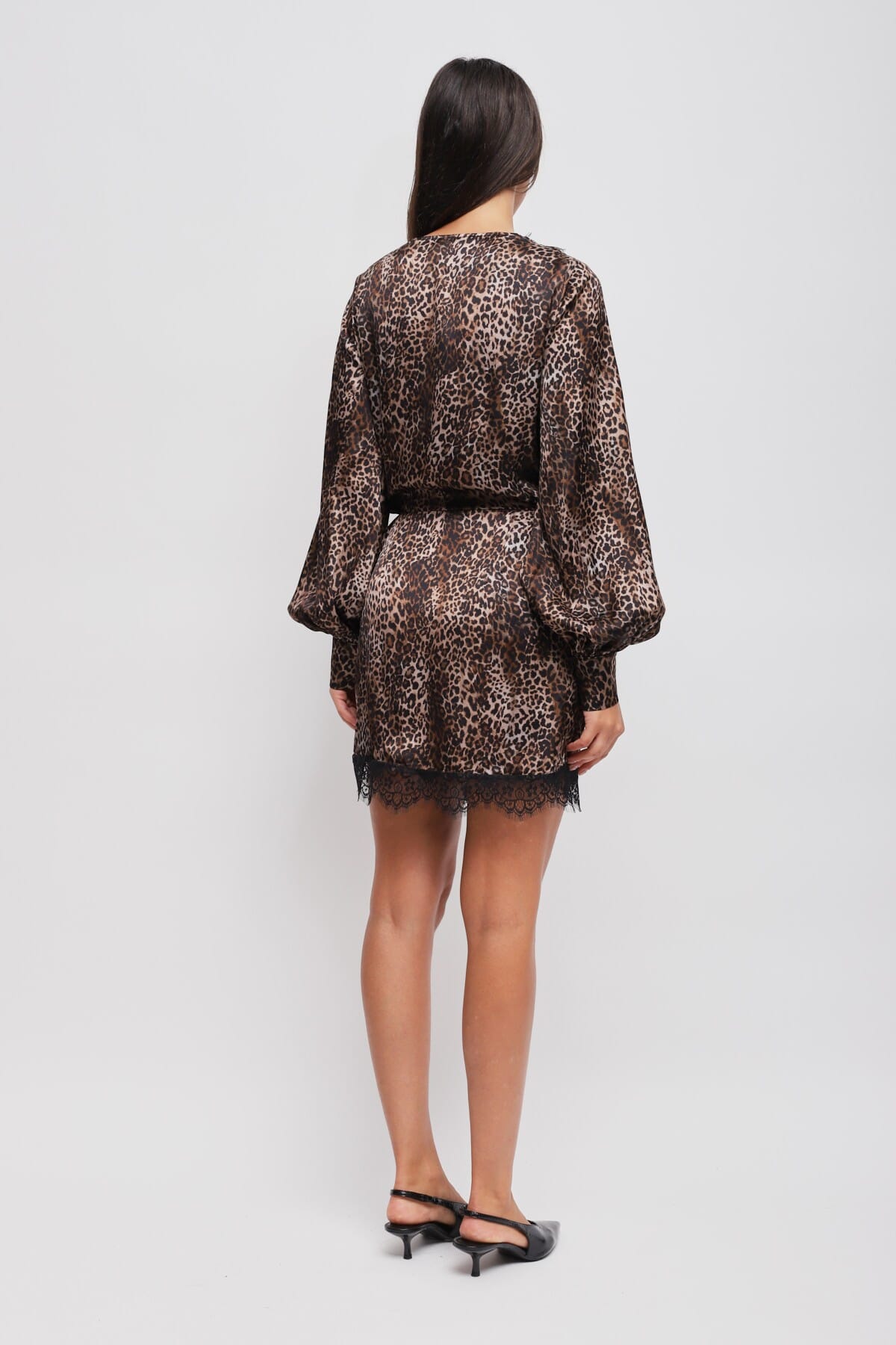 Abito Leopardato A Portafoglio In Viscosa Maryley