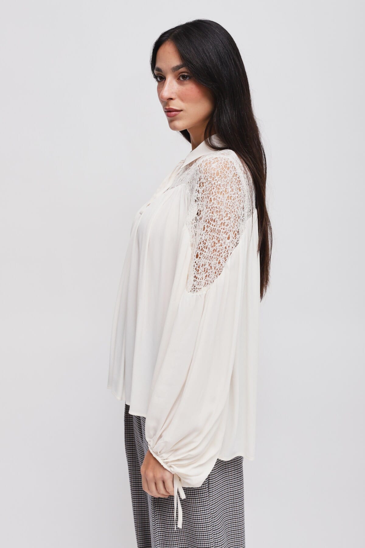 Blusa In Viscosa Con Laccio Maryley