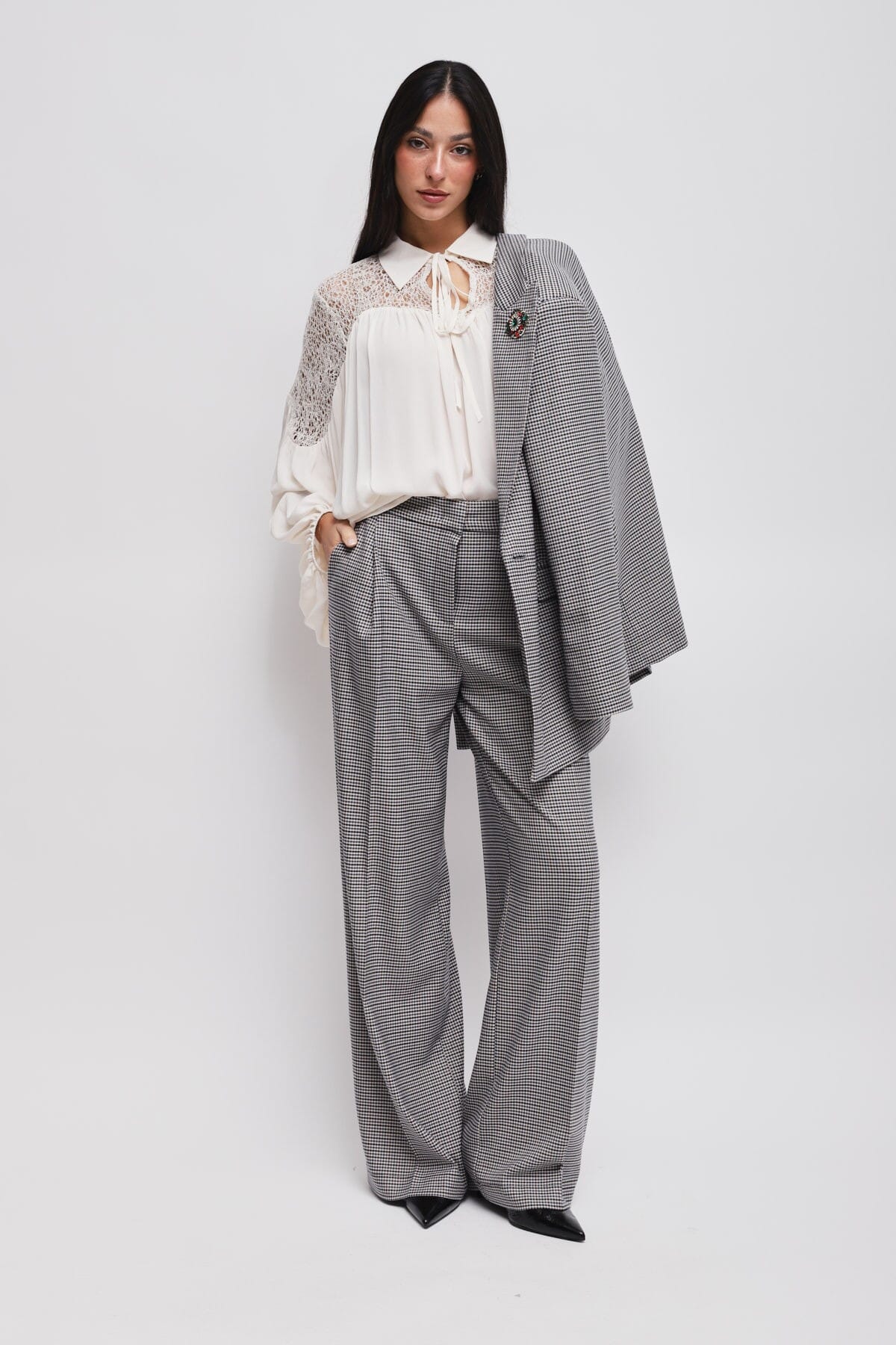 Blusa In Viscosa Con Laccio Maryley