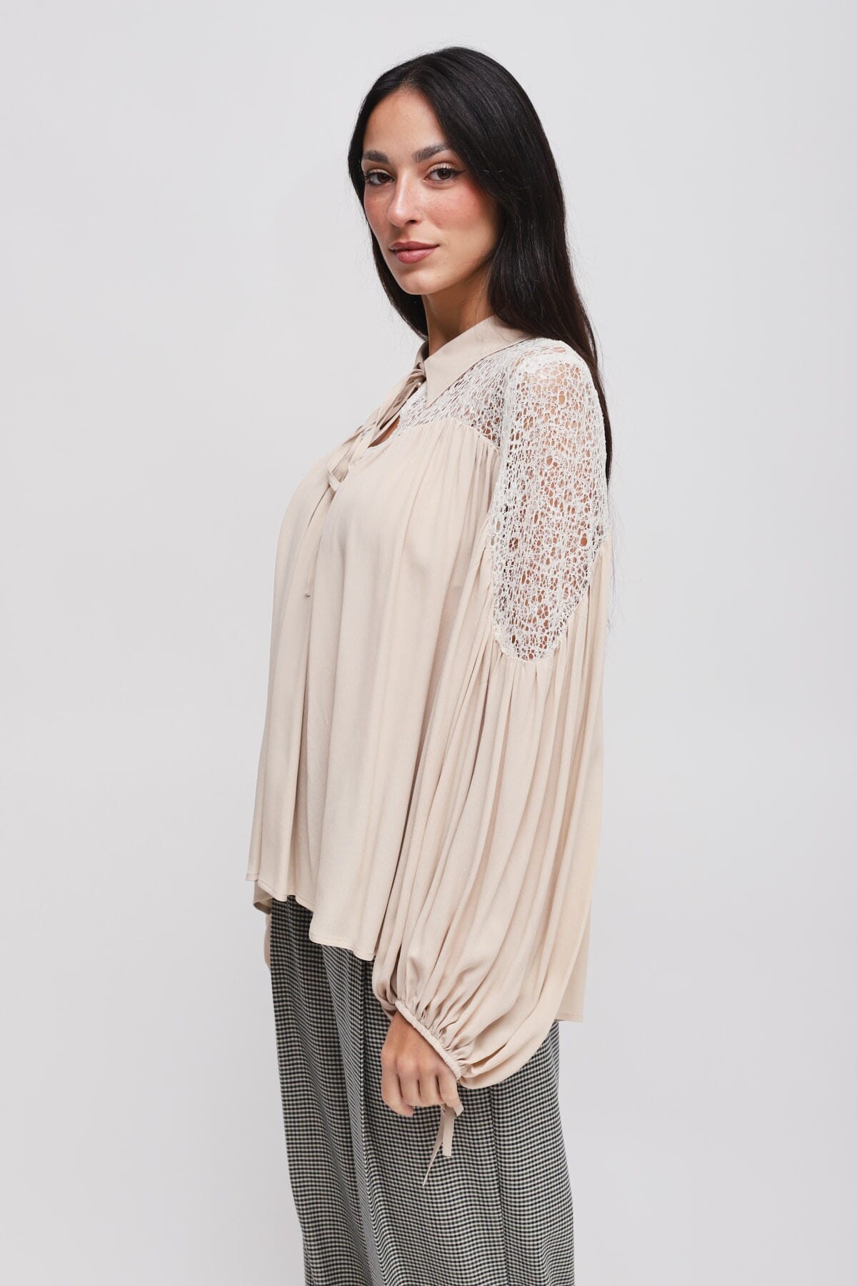 Blusa In Viscosa Con Laccio Maryley