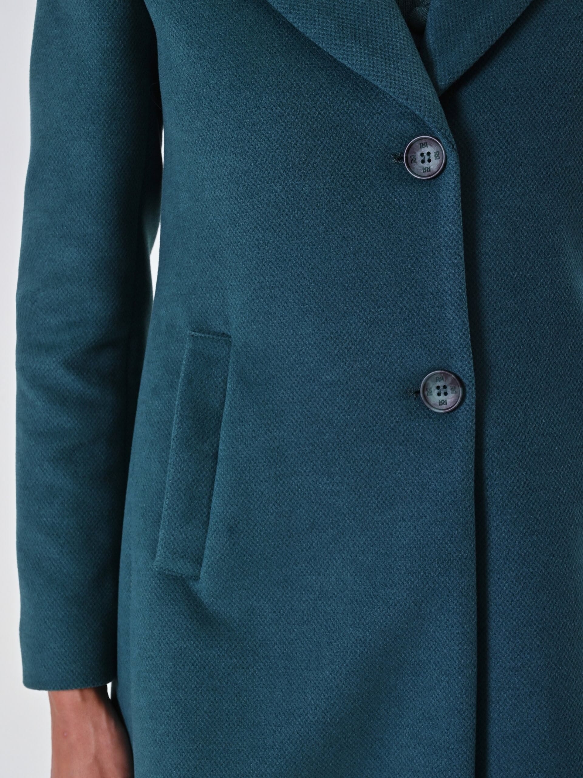 Cappotto Medio Sfiancato In Velour Rinascimento